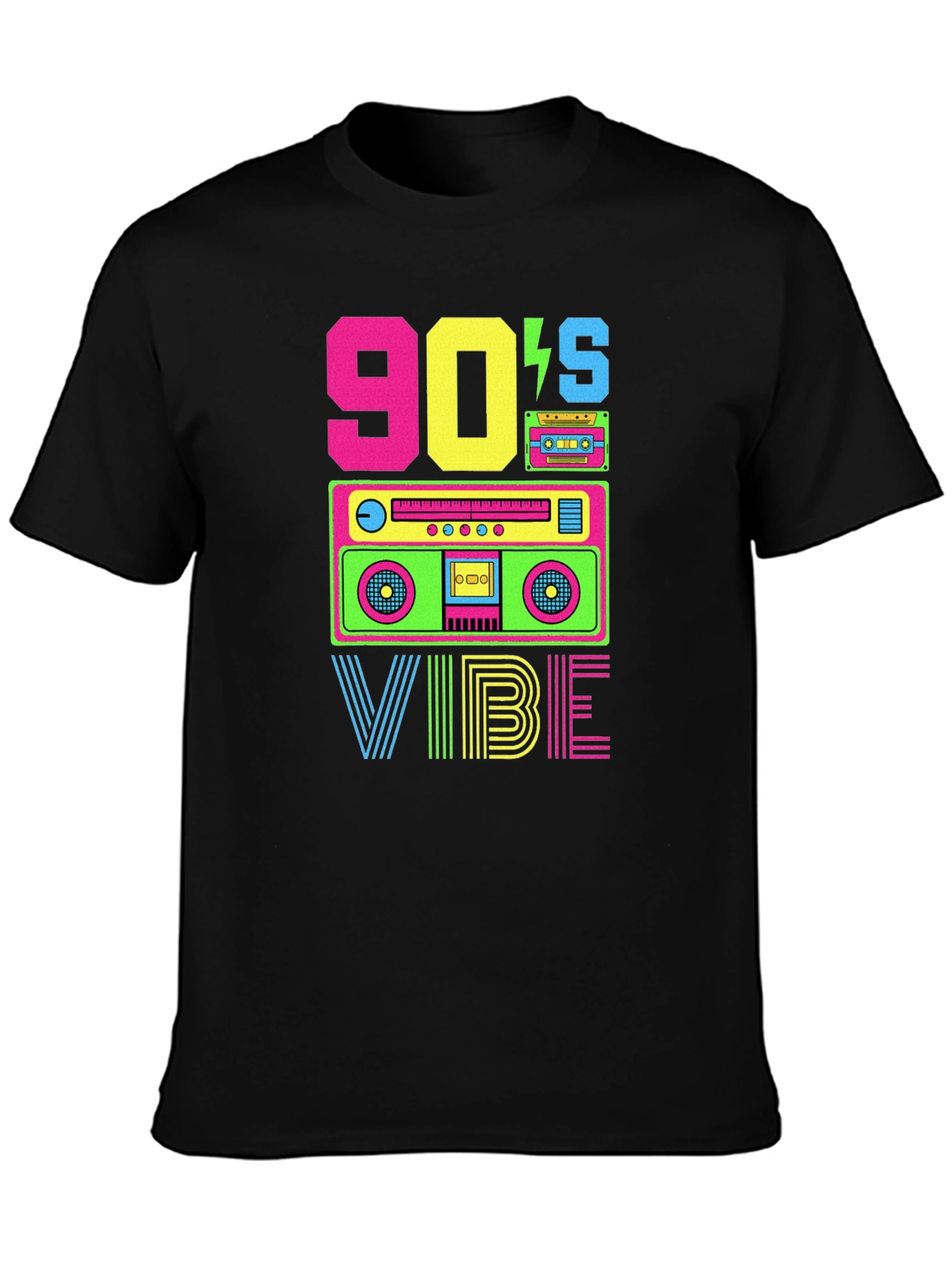 90s Vibe Graphic Tee - Retro Style