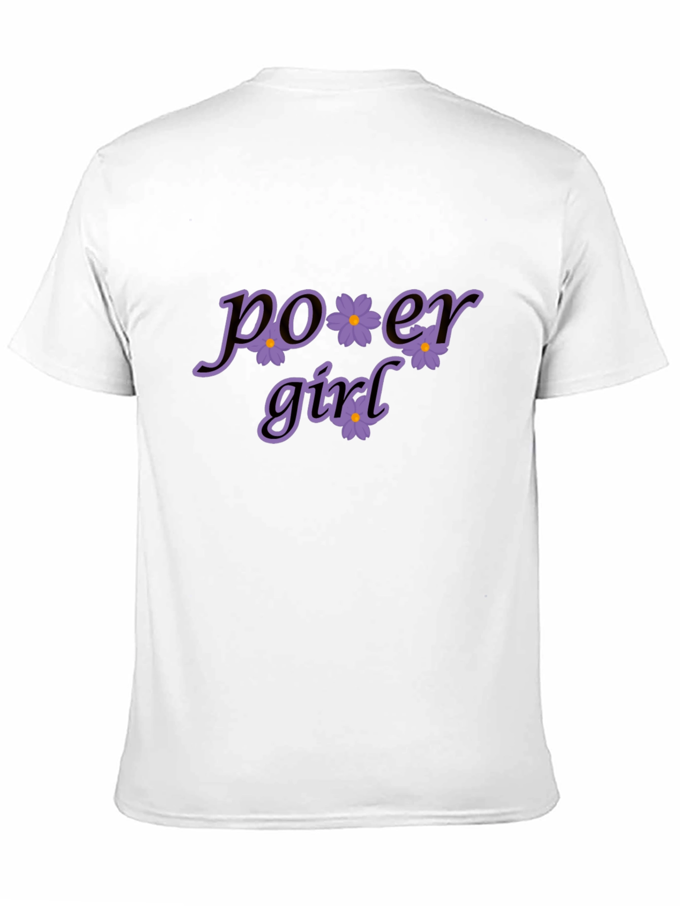 Power Girl Floral Graphic T-Shirt