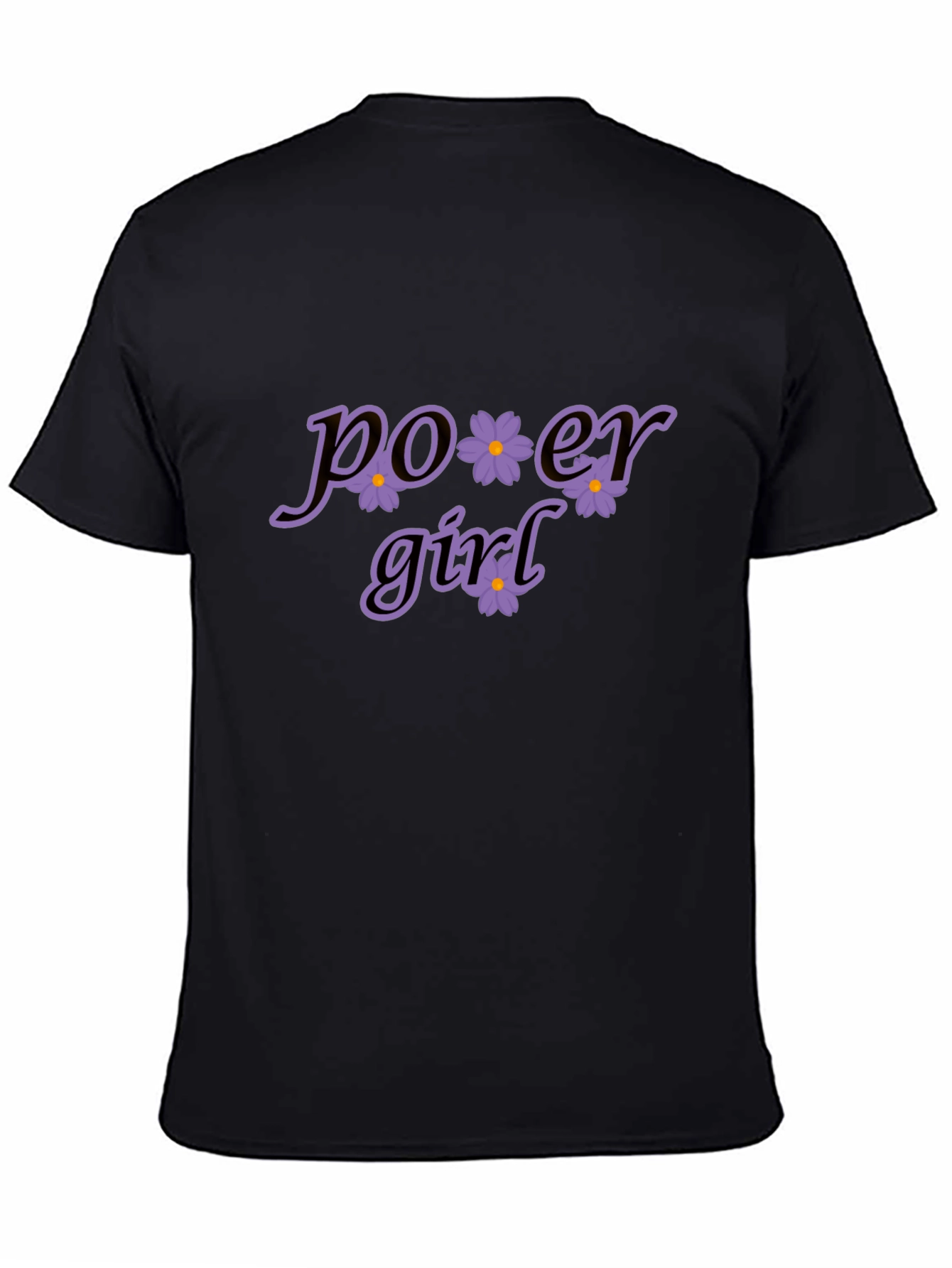 Power Girl Floral Graphic T-Shirt