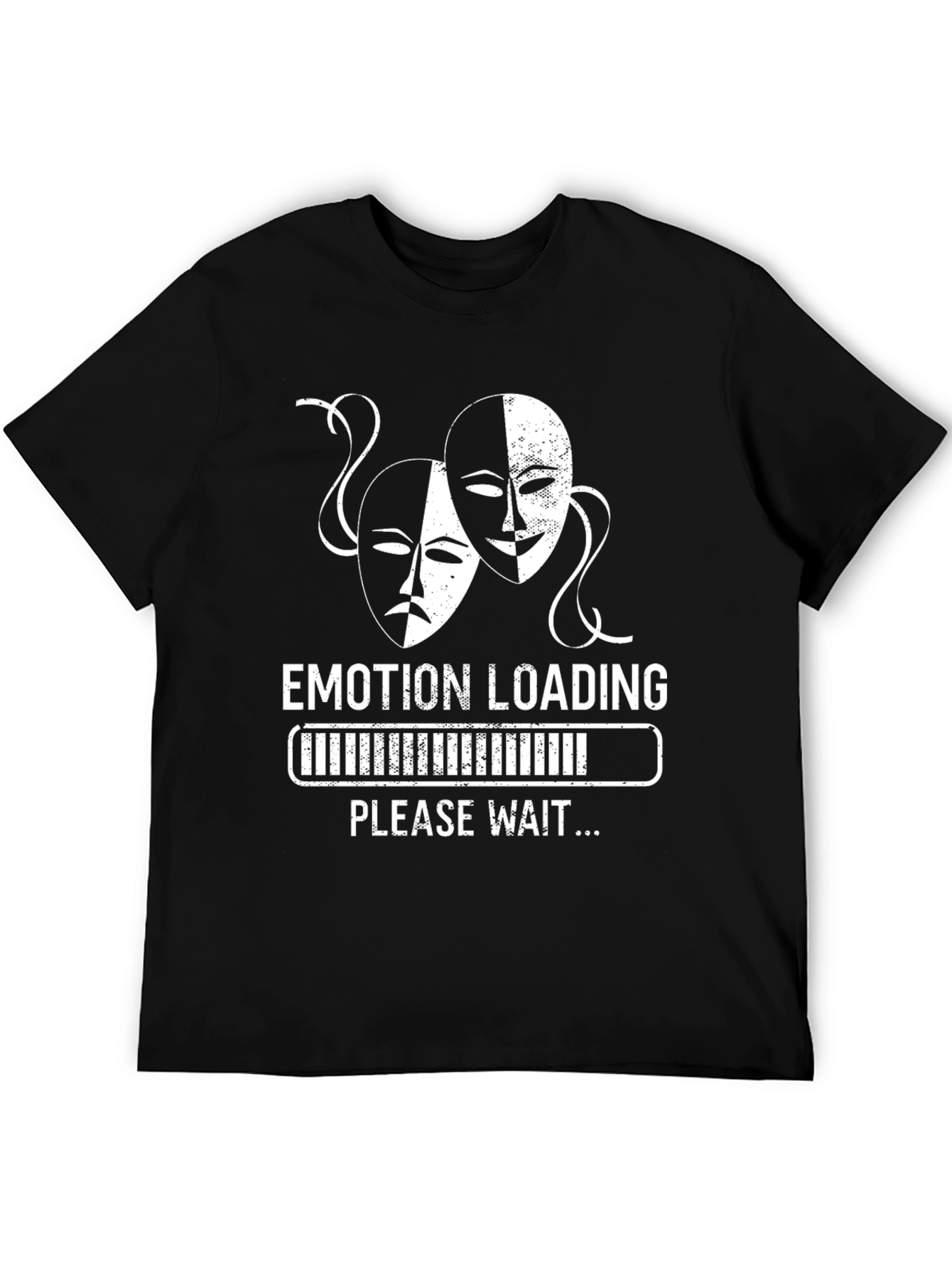Emotion Loading T-Shirt - Theater Masks Design