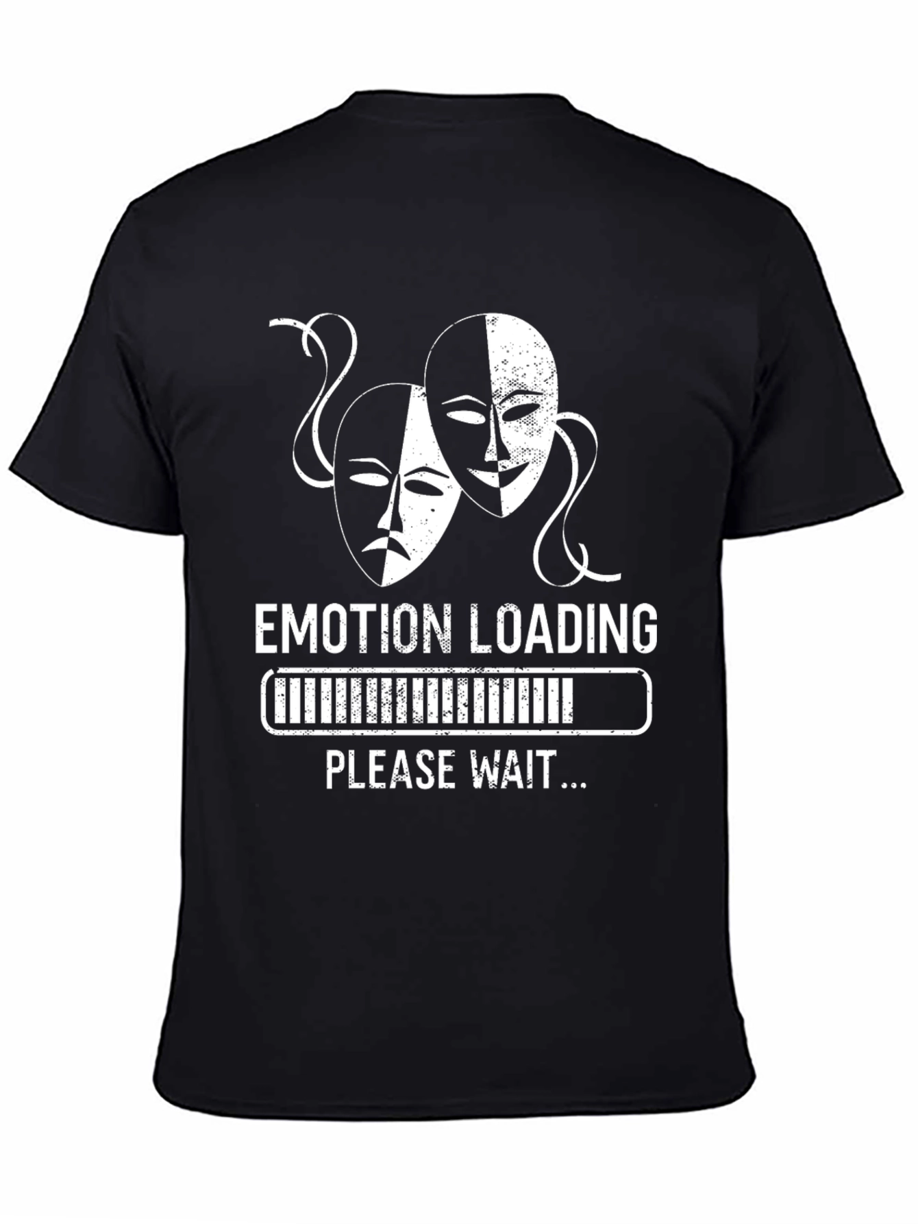 Emotion Loading T-Shirt - Theater Masks Design