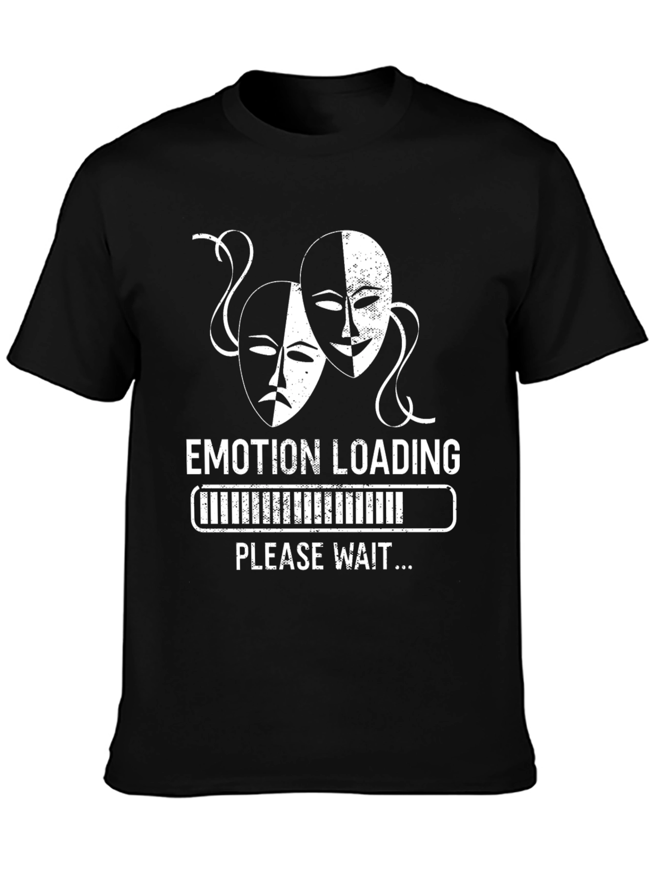 Emotion Loading T-Shirt - Theater Masks Design