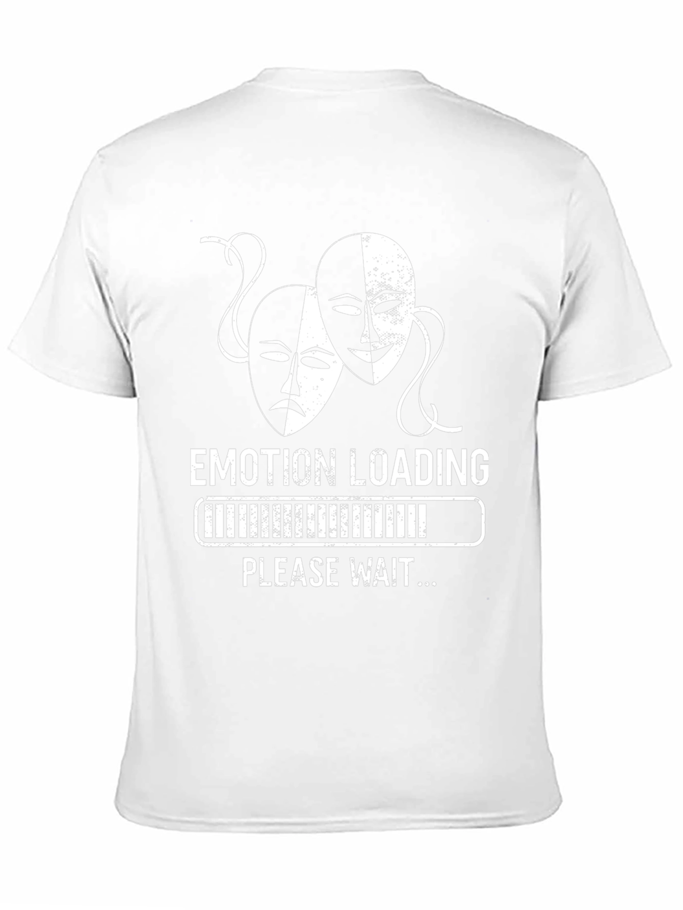 Emotion Loading T-Shirt - Theater Masks Design