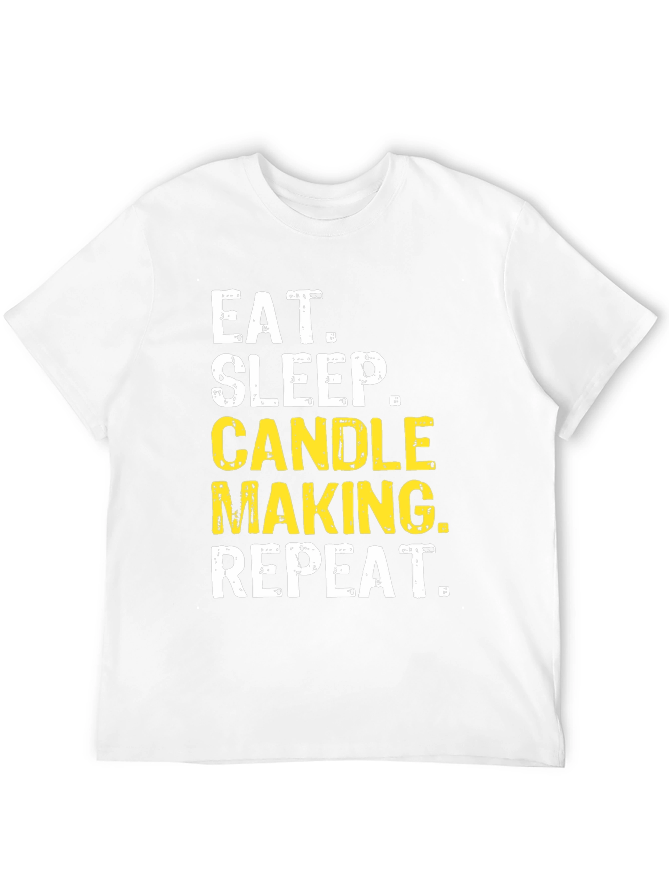 Eat Sleep Candle Making Repeat Black T-Shirt