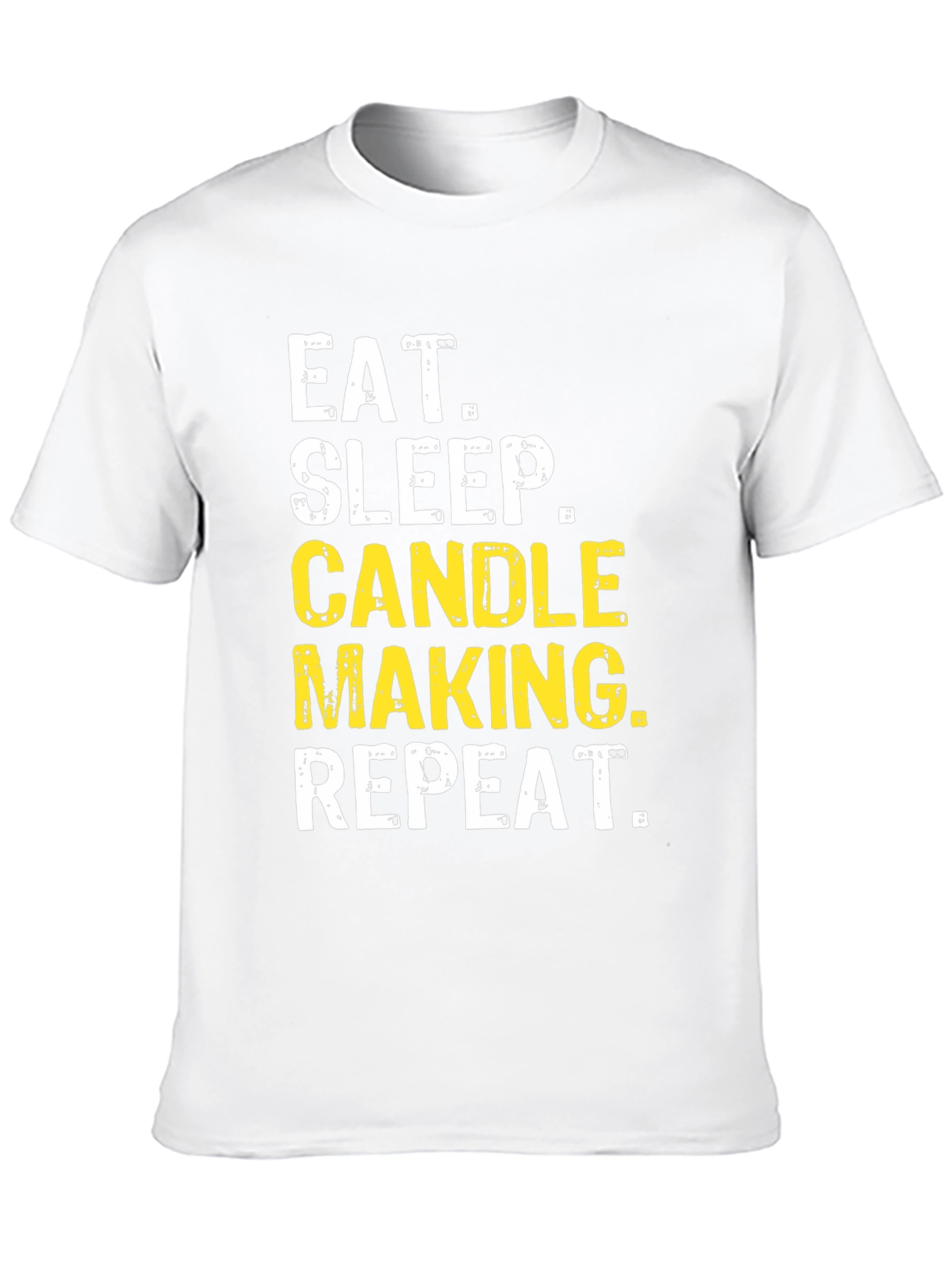 Eat Sleep Candle Making Repeat Black T-Shirt