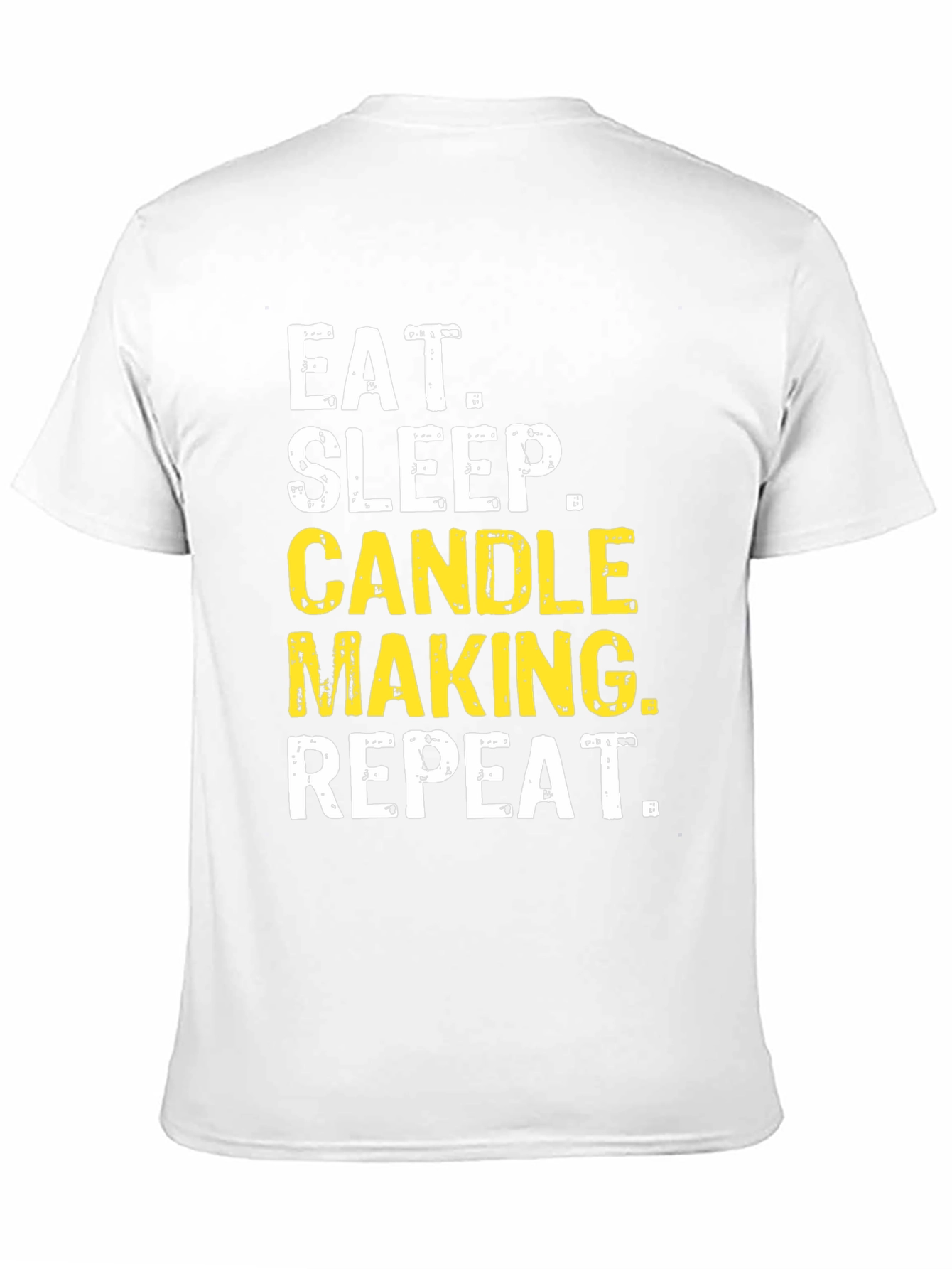 Eat Sleep Candle Making Repeat Black T-Shirt