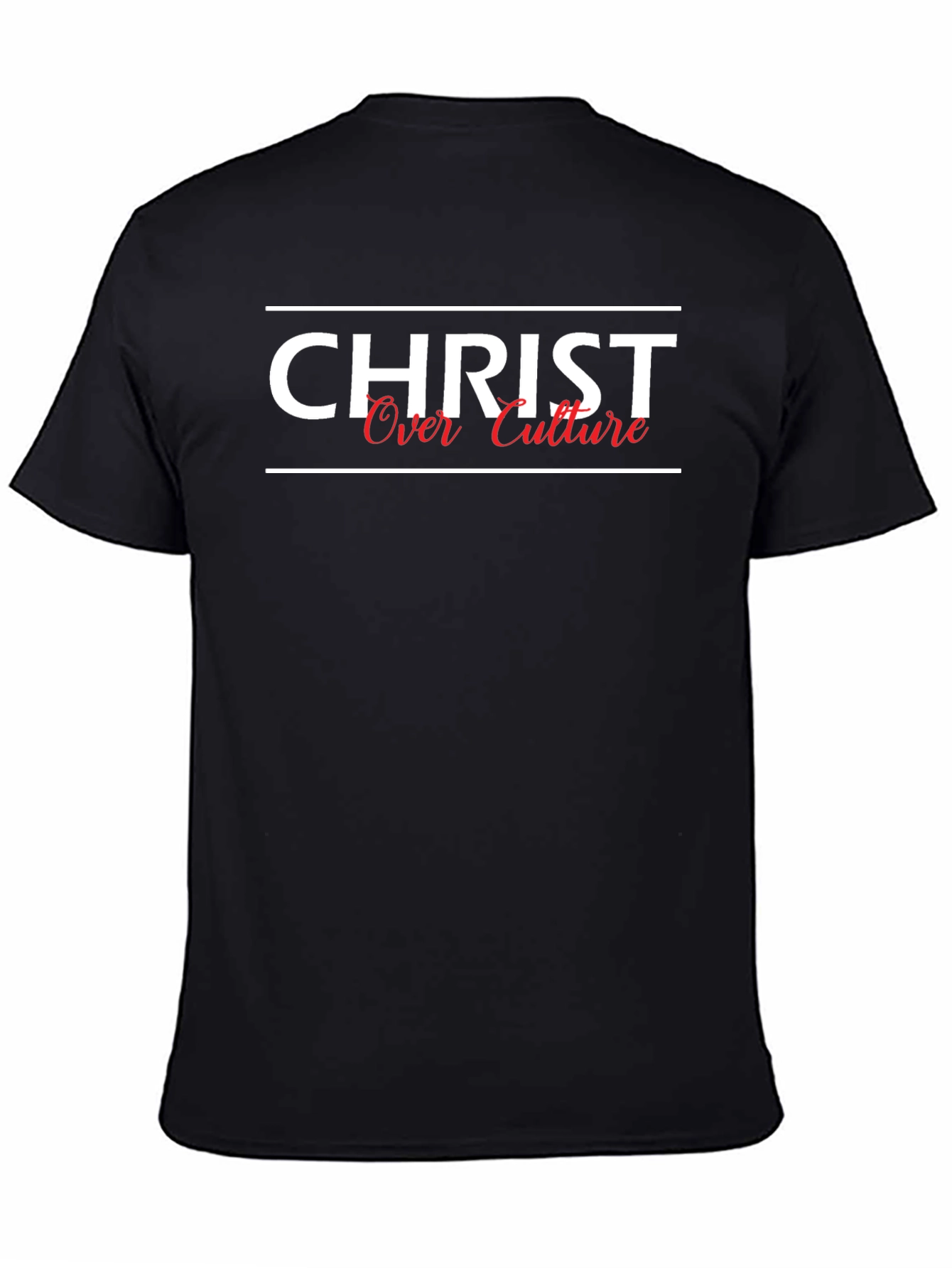 Christ Over Culture Graphic Tee - Black