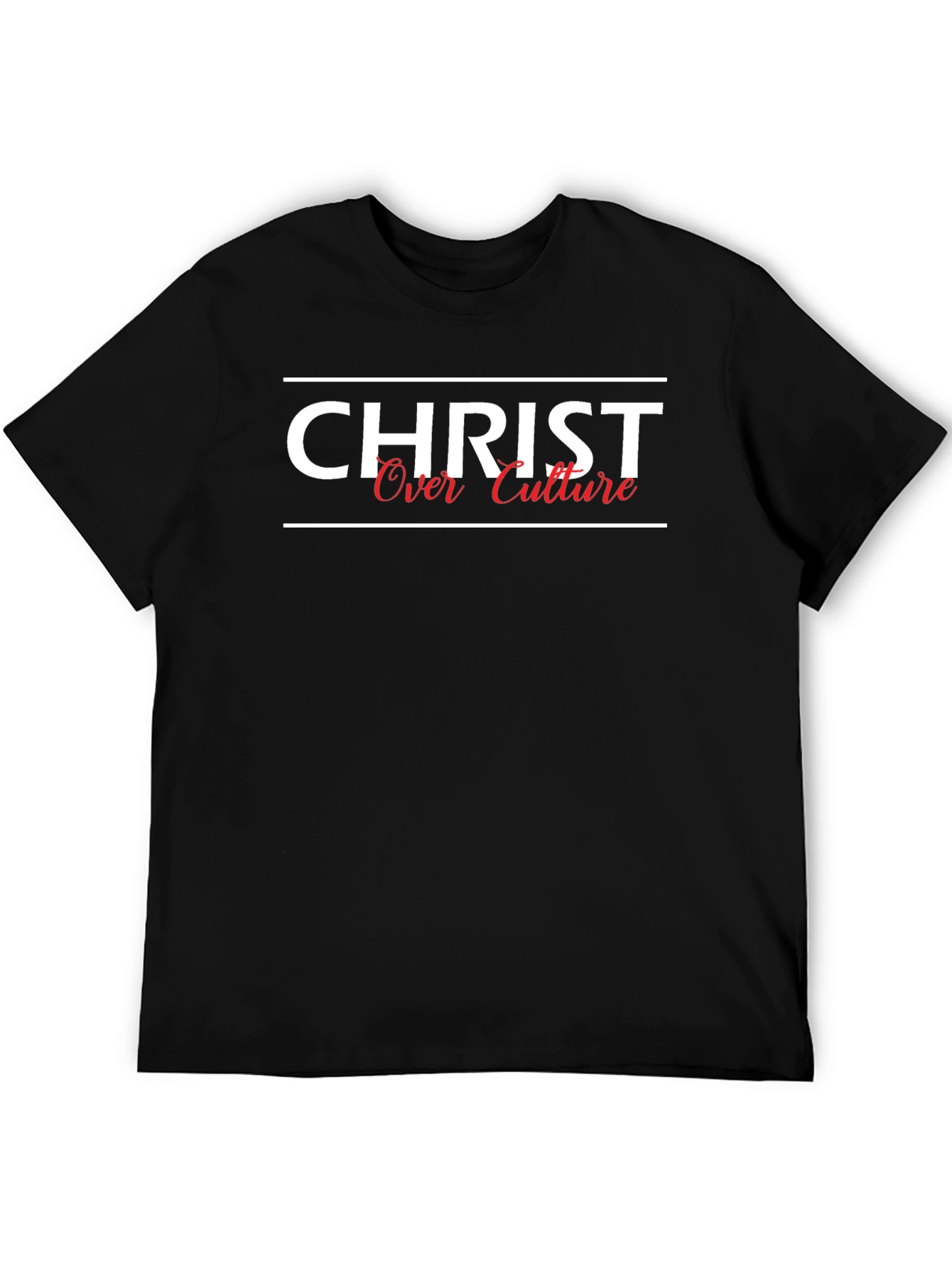 Christ Over Culture Graphic Tee - Black