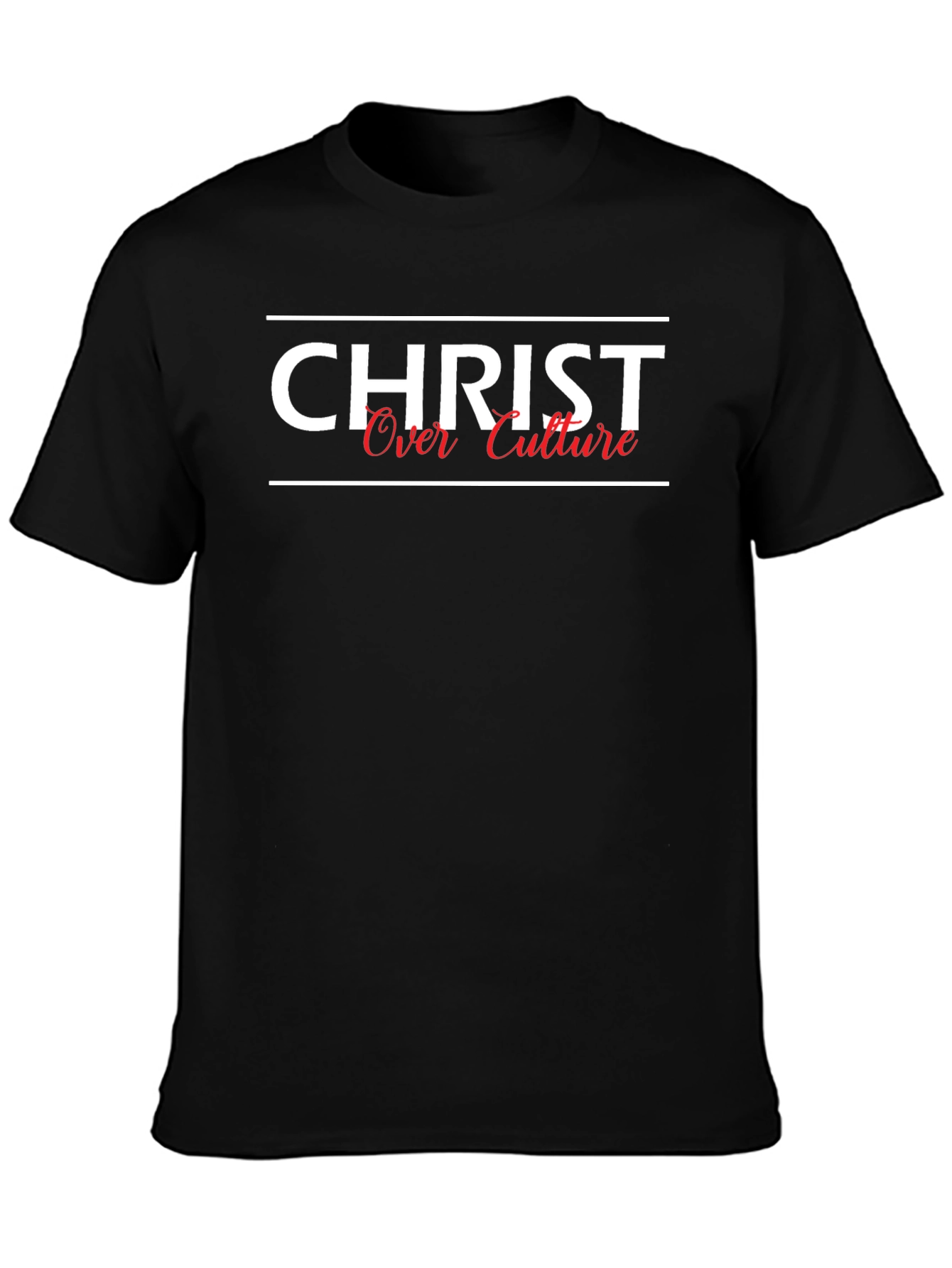 Christ Over Culture Graphic Tee - Black