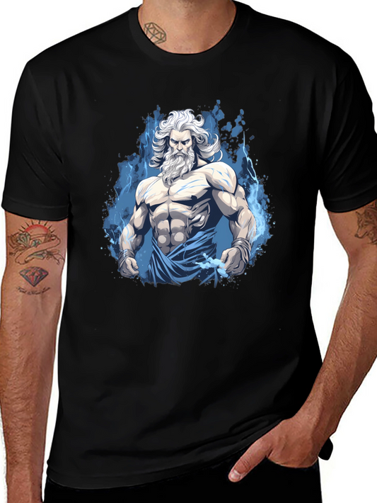Zeus Graphic T-Shirt - Mythical God Design