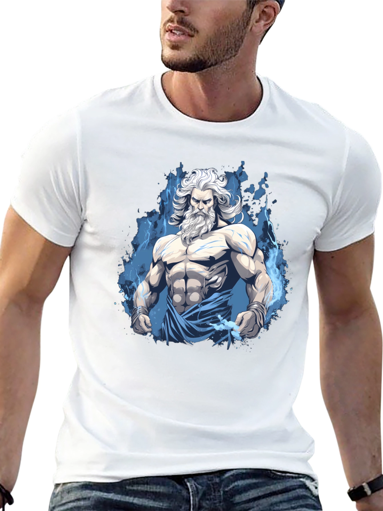 Zeus Graphic T-Shirt - Mythical God Design