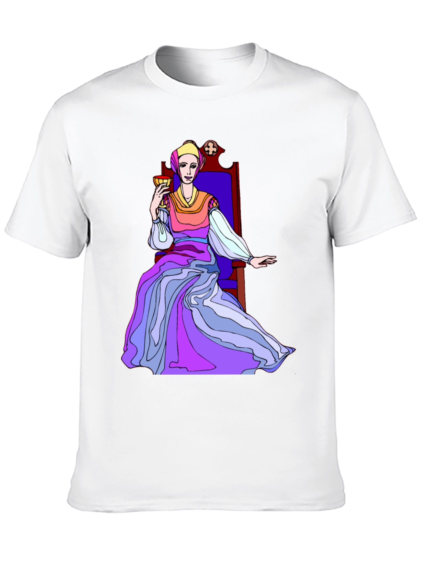 Queen of Cups Tarot Card T-Shirt