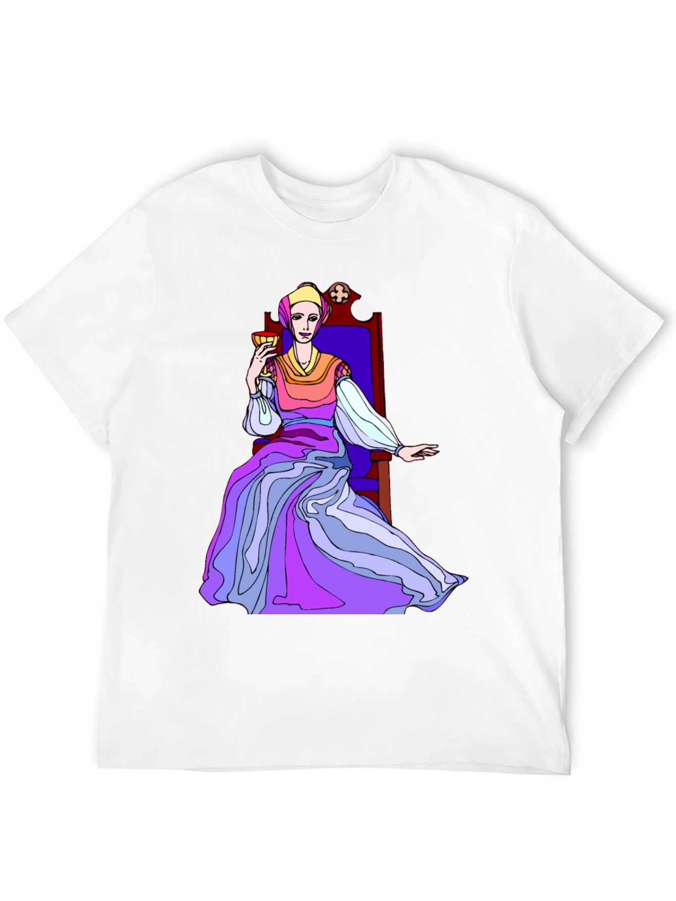 Queen of Cups Tarot Card T-Shirt