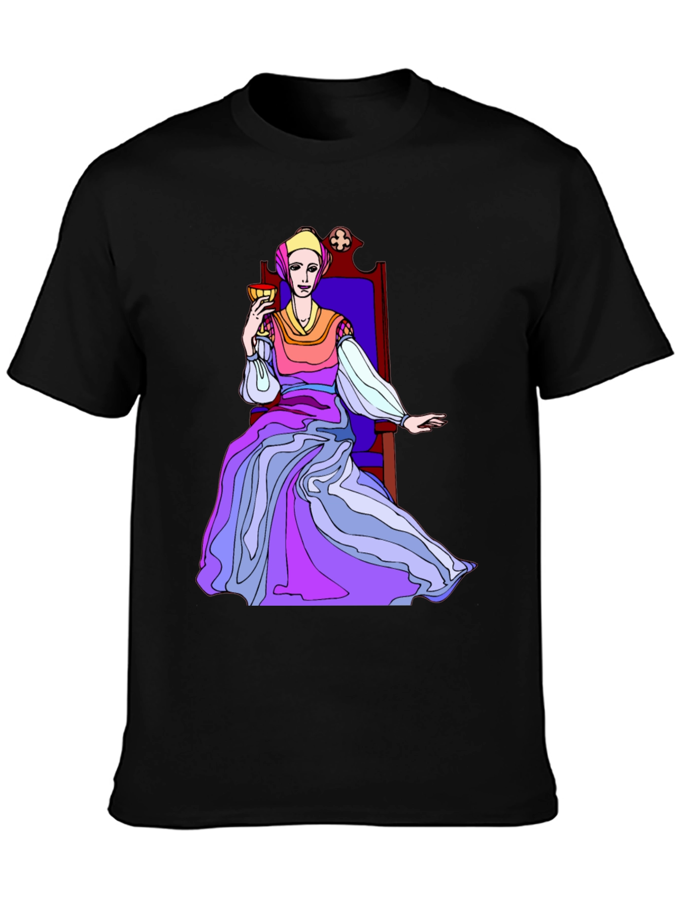 Queen of Cups Tarot Card T-Shirt