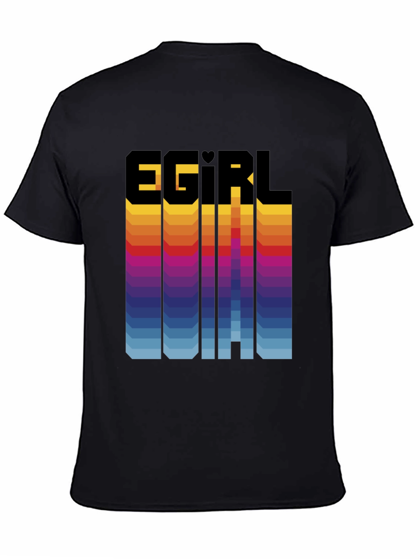 Egirl Initial Gradient Graphic Tee - Unisex