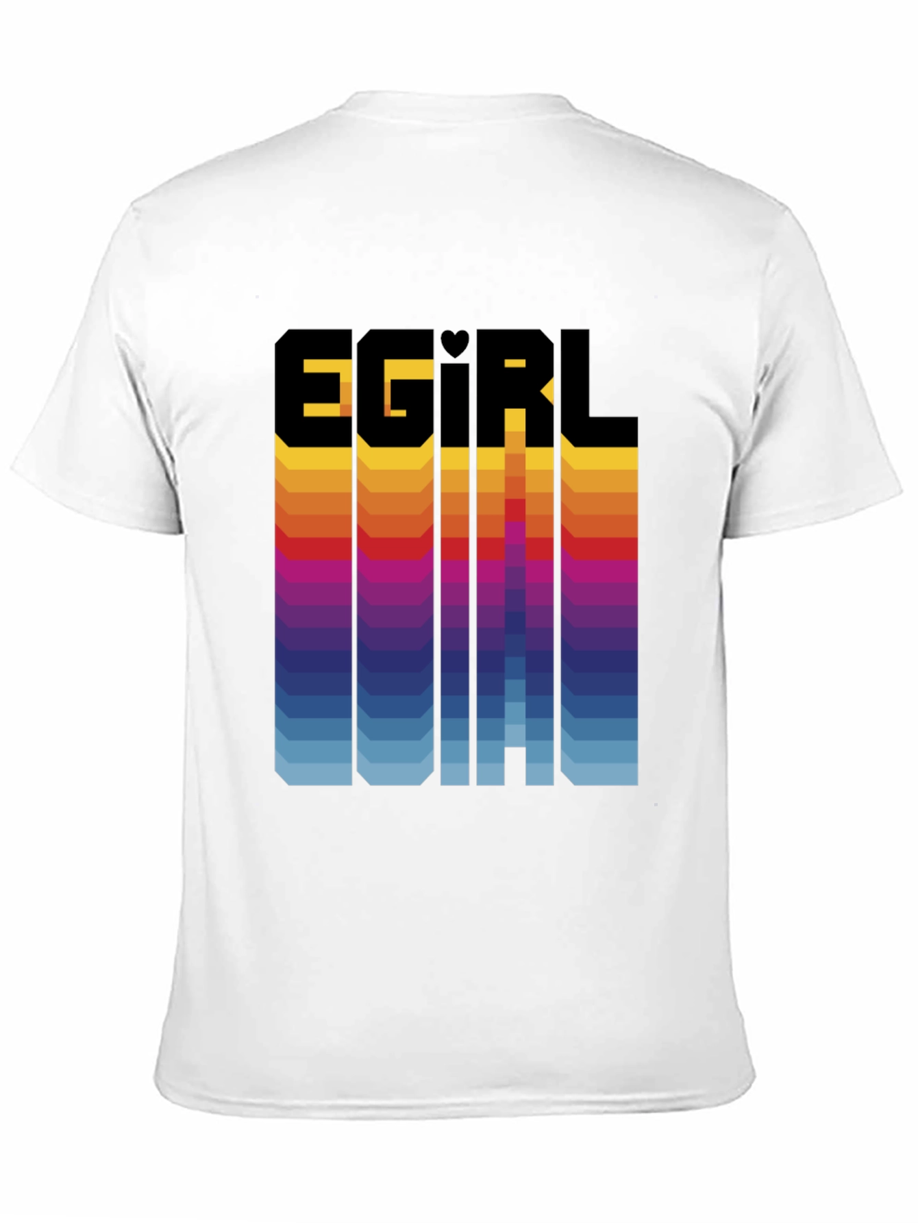 Egirl Initial Gradient Graphic Tee - Unisex