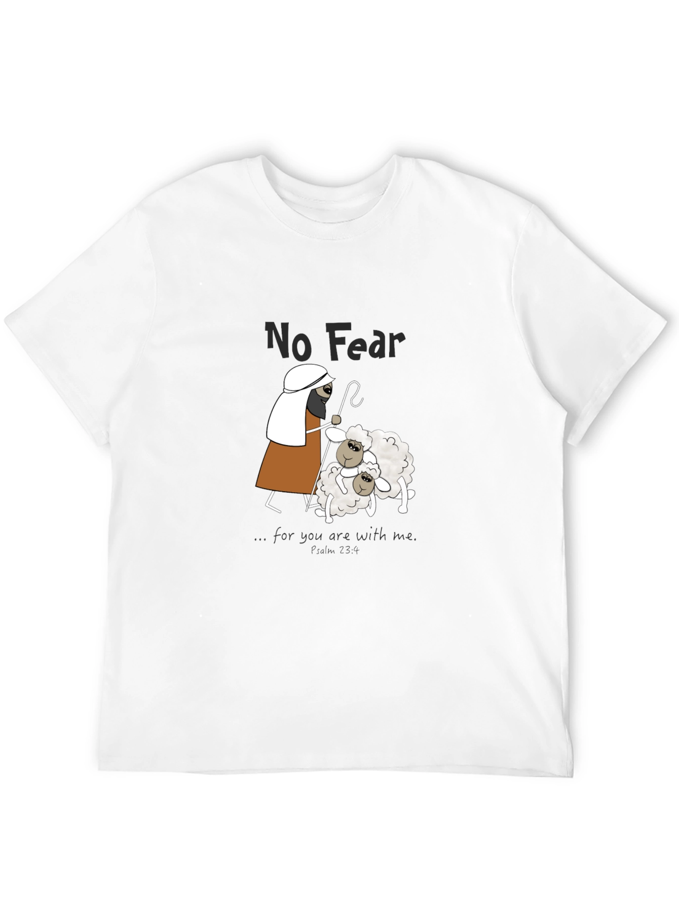 No Fear Sheep Graphic Tee - Black