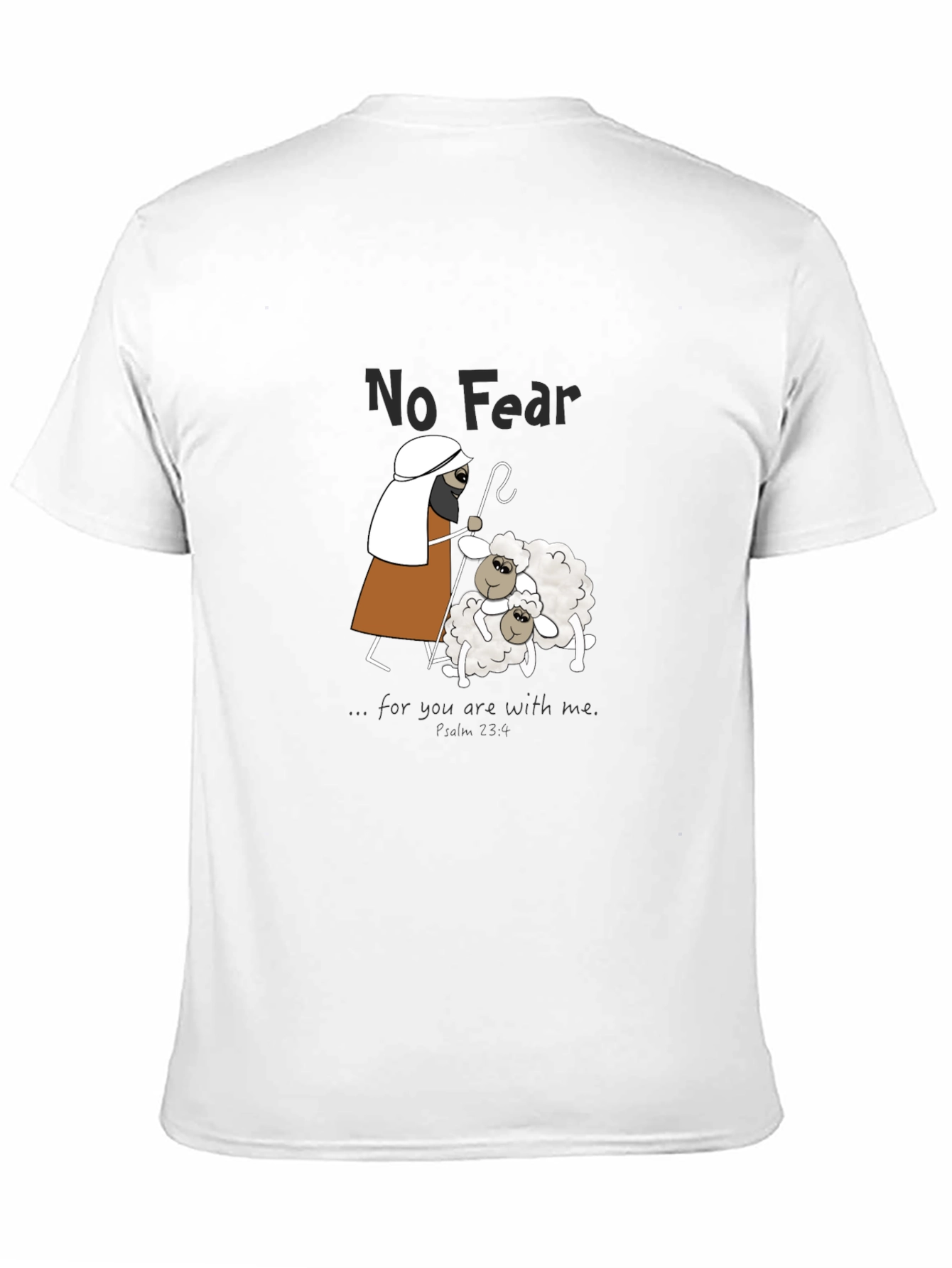 No Fear Sheep Graphic Tee - Black