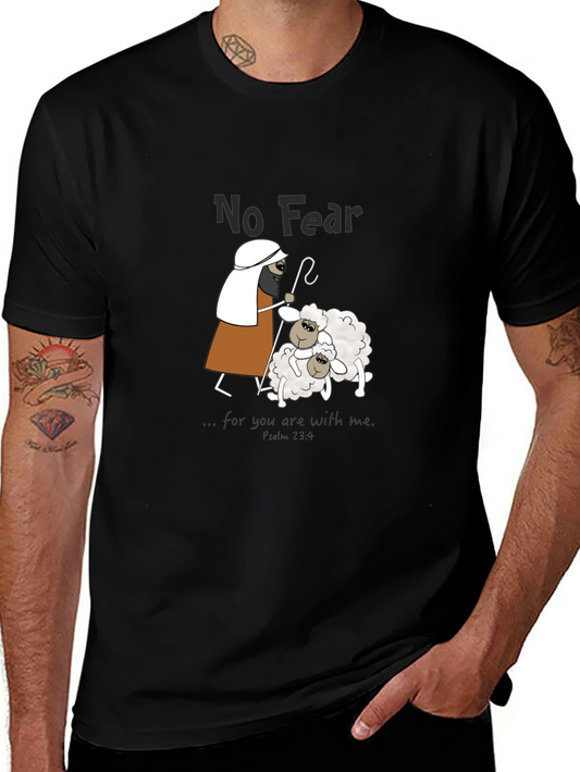 No Fear Sheep Graphic Tee - Black