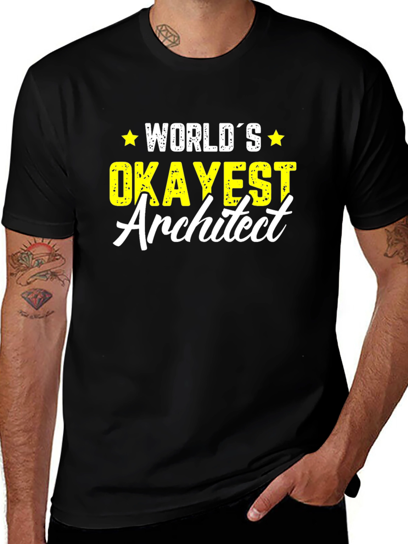 Worlds Okayest Architect T-Shirt
