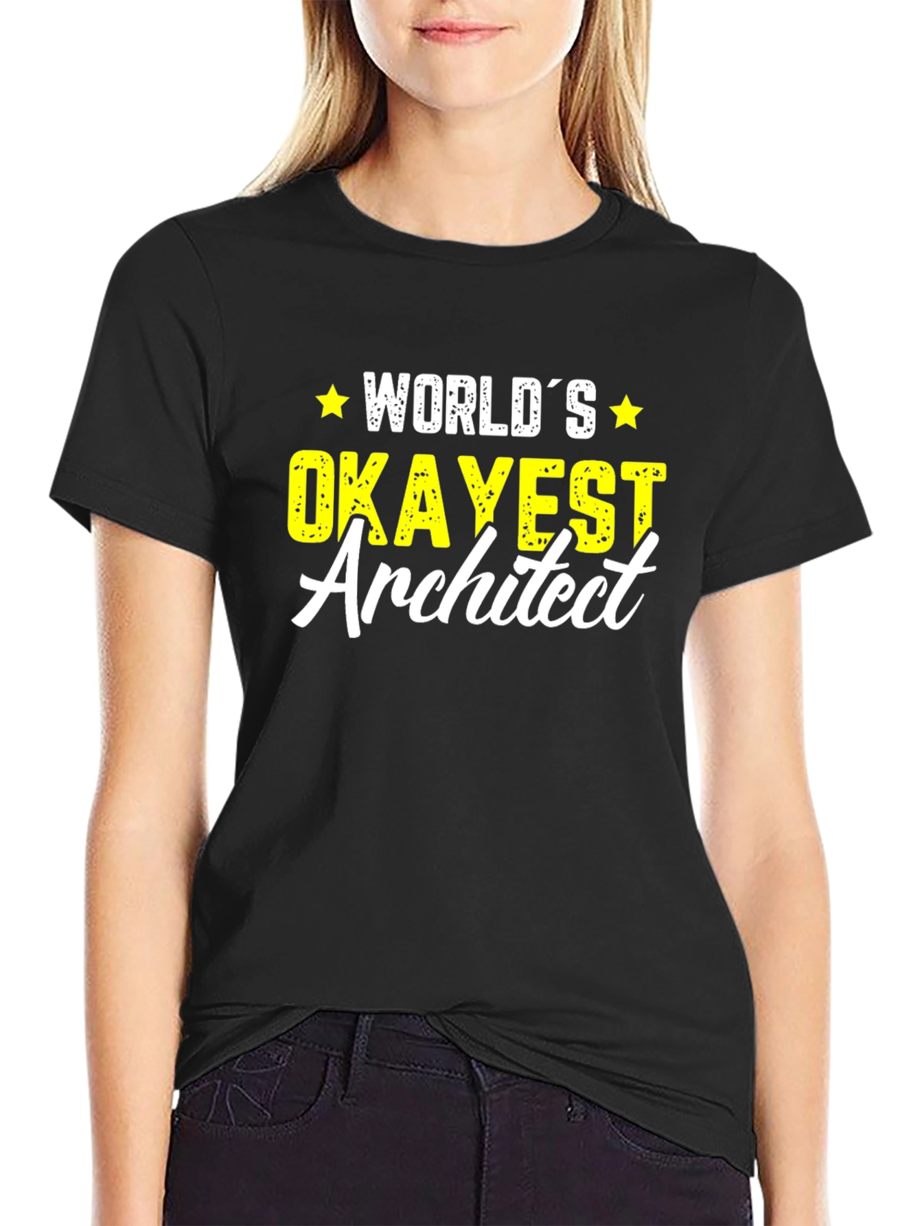 Worlds Okayest Architect T-Shirt