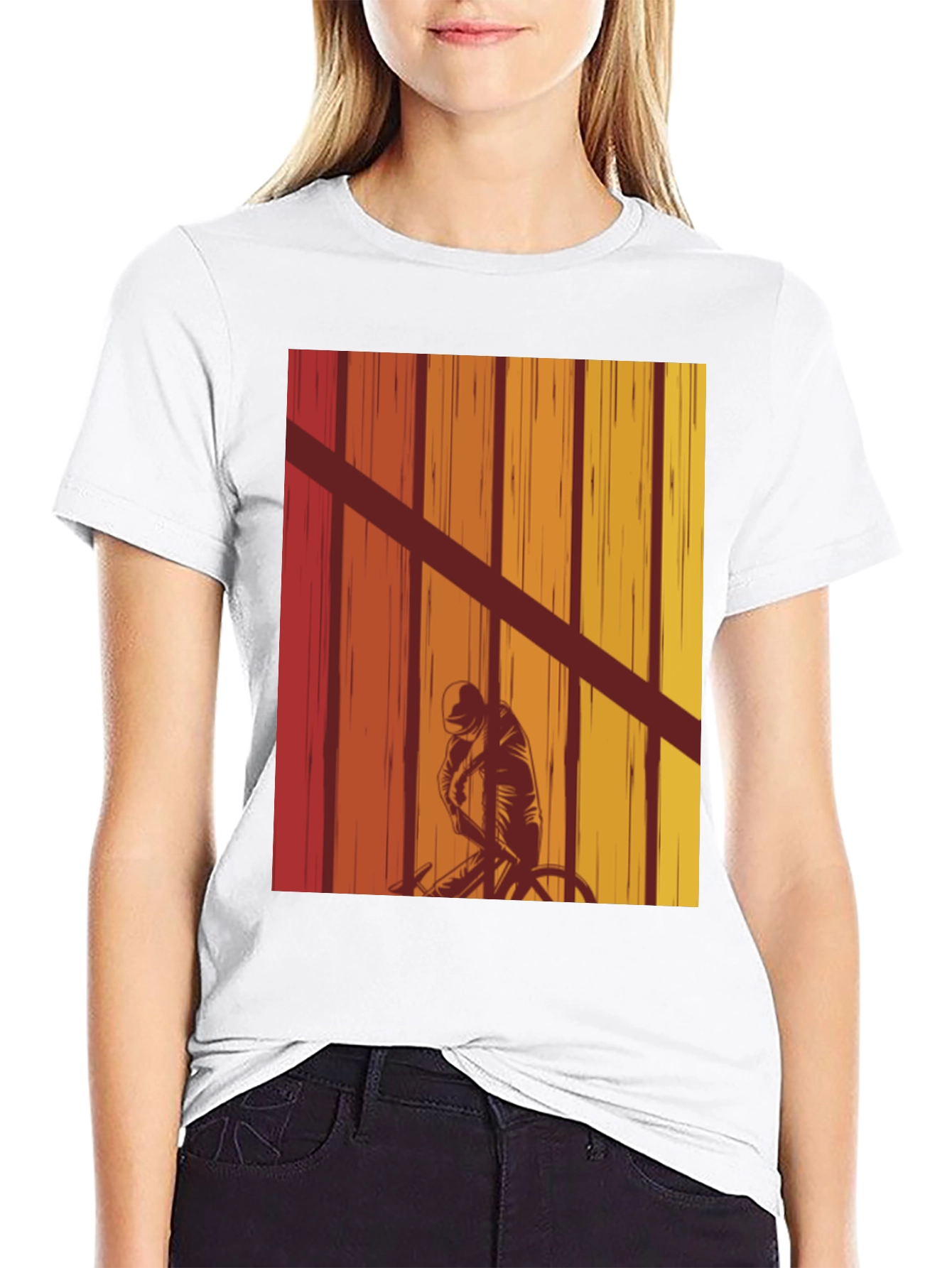 Retro Cyclist Graphic Tee
