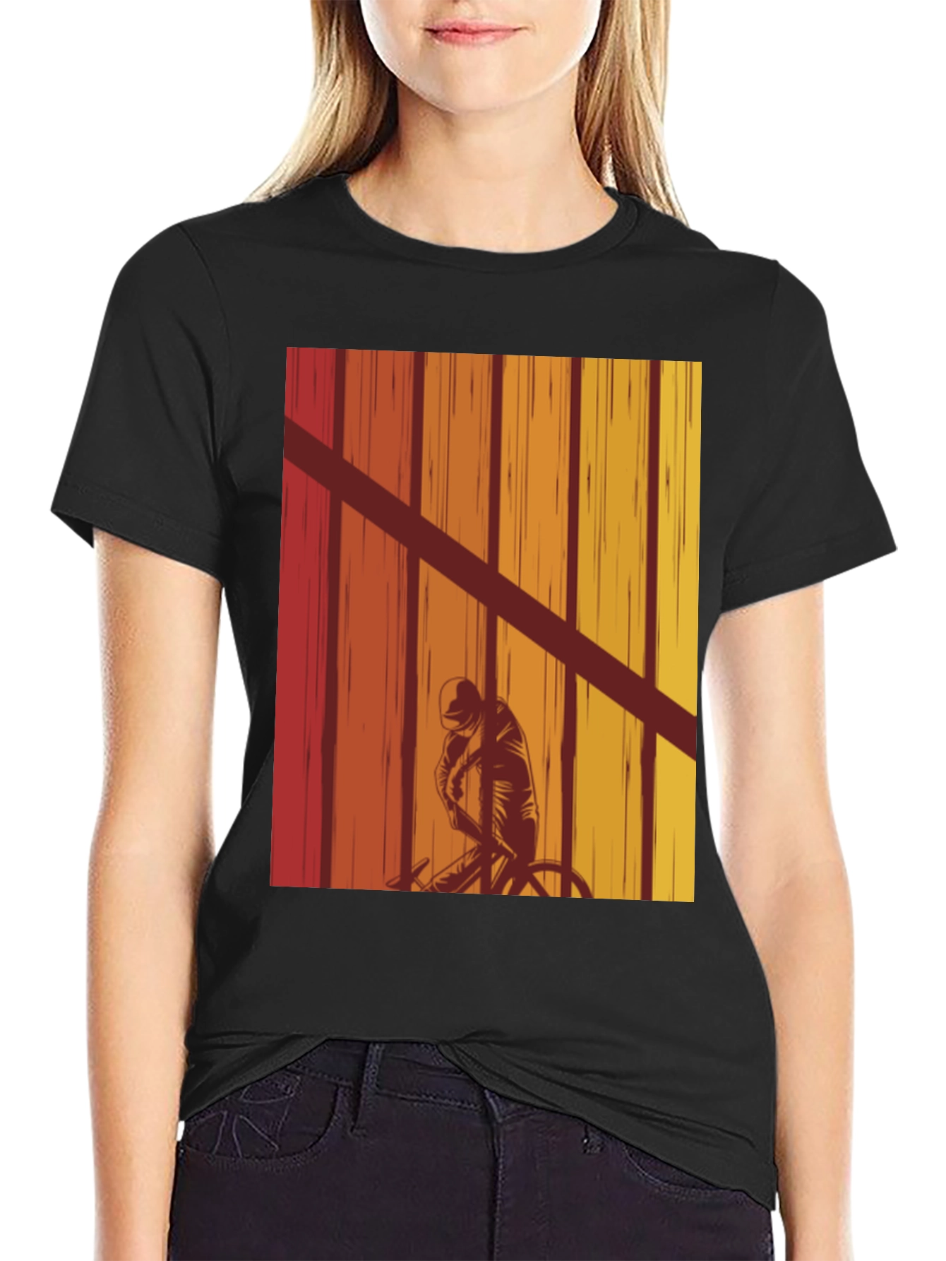 Retro Cyclist Graphic Tee