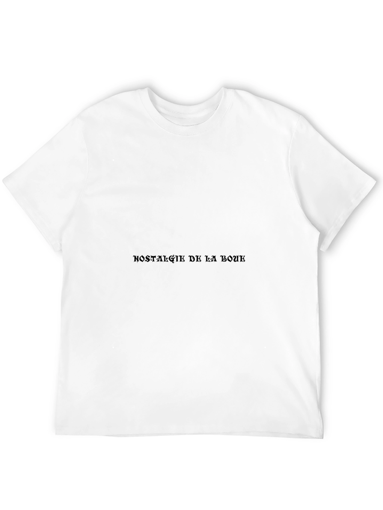 Black Nostalgik De La Boue Graphic Tee