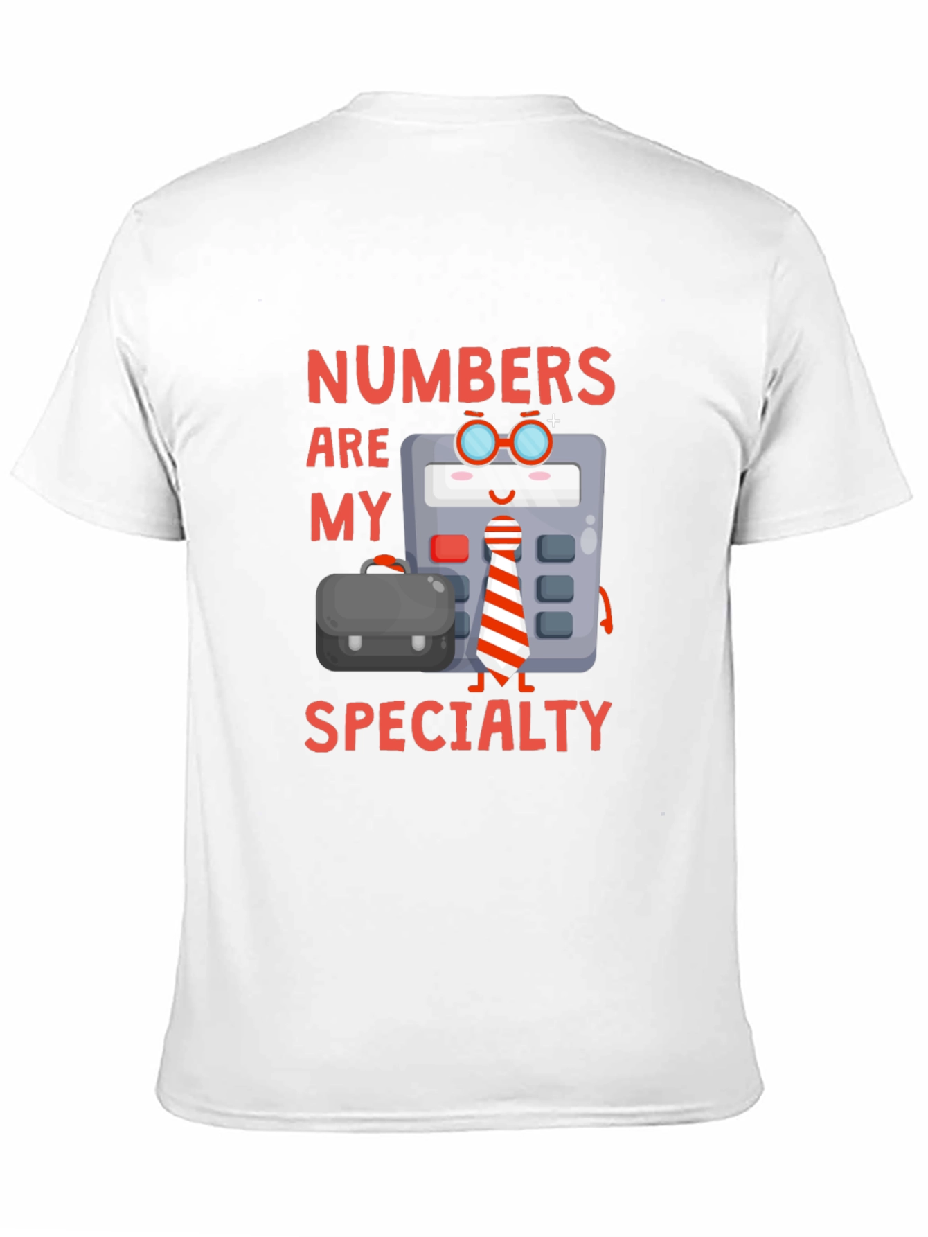 Numbers Are My Specialty Black Graphic T-Shirt