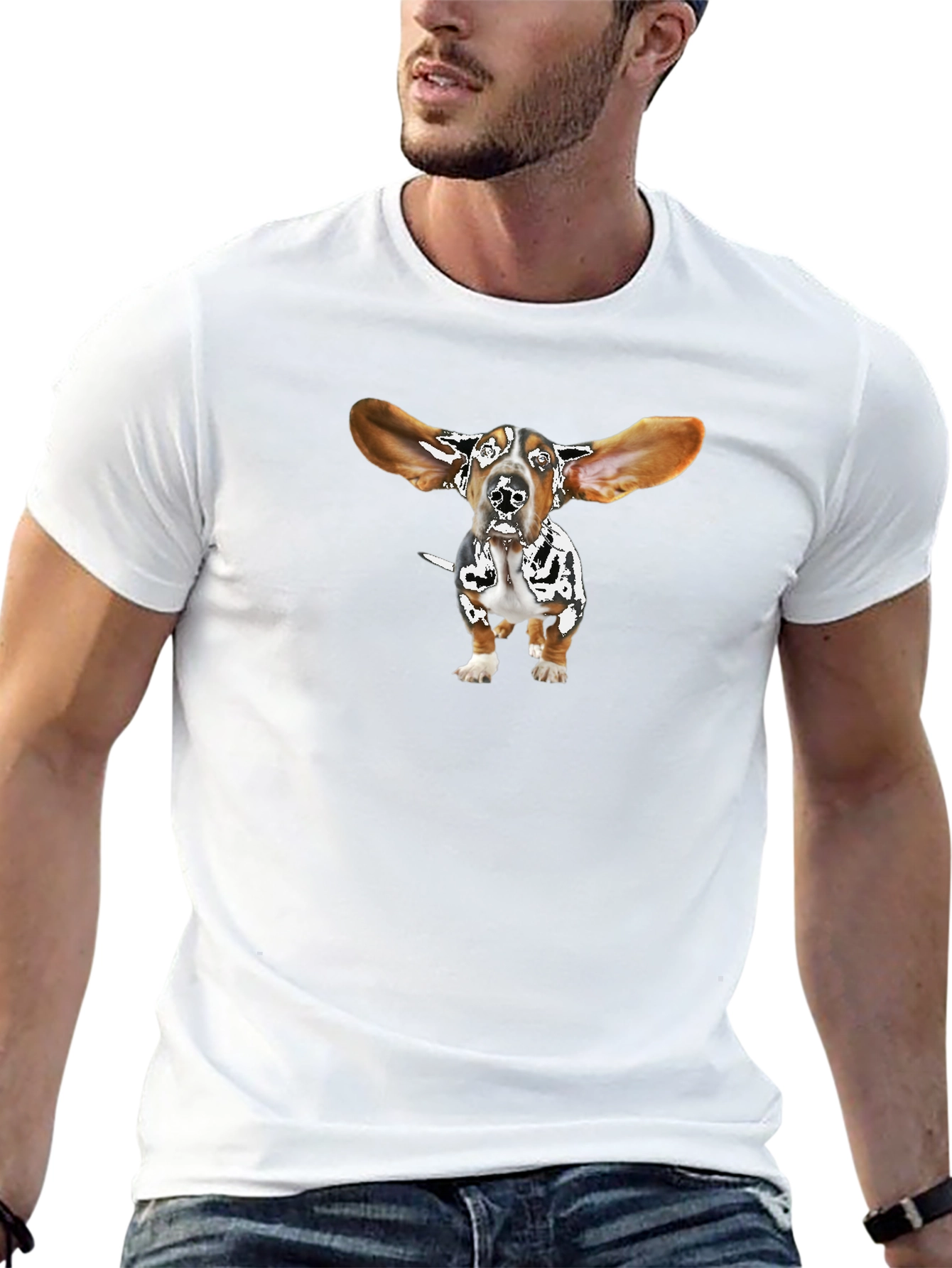 Dog Graphic T-Shirt: Funny Puppy Tee