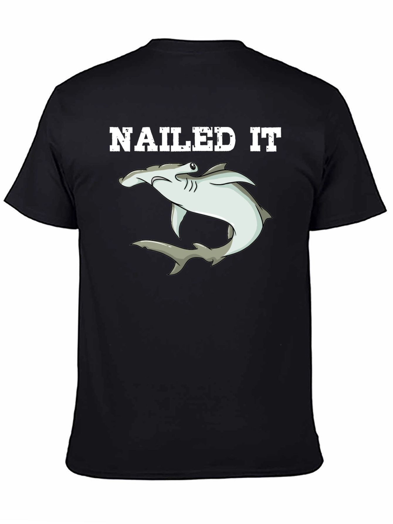Nailed It Hammerhead Shark Graphic T-Shirt