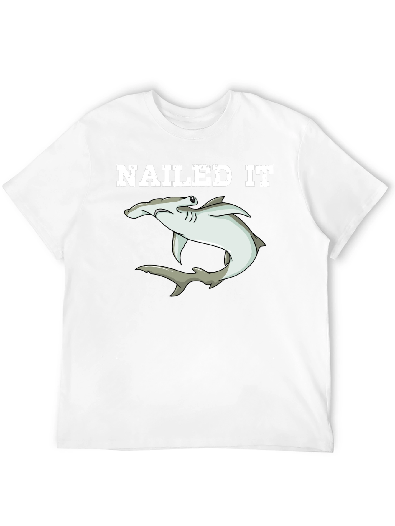 Nailed It Hammerhead Shark Graphic T-Shirt