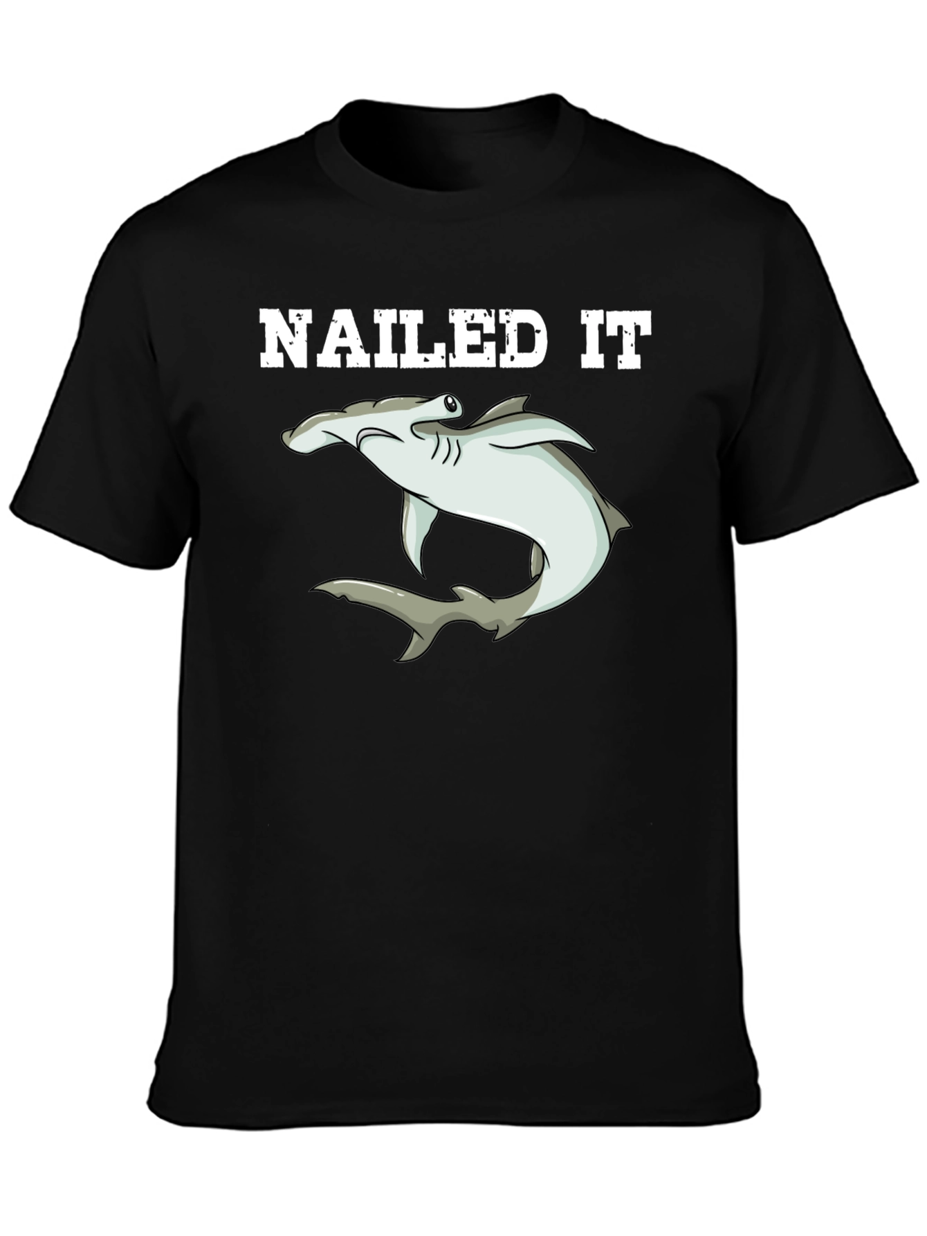 Nailed It Hammerhead Shark Graphic T-Shirt