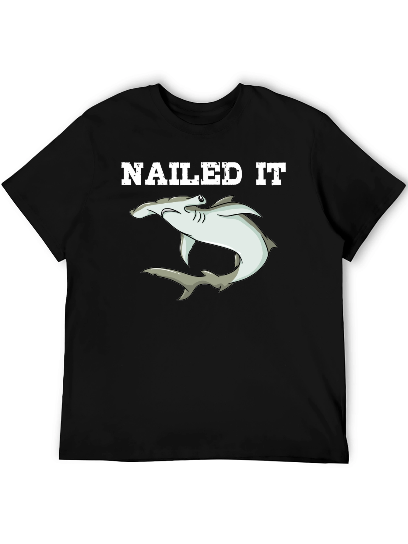 Nailed It Hammerhead Shark Graphic T-Shirt