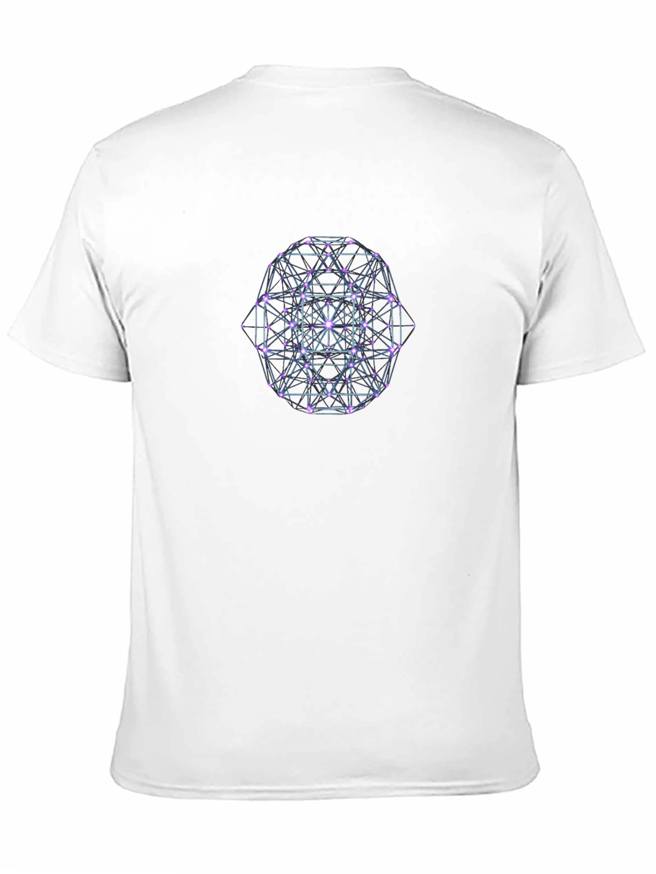 Geometric Design Black T-Shirt