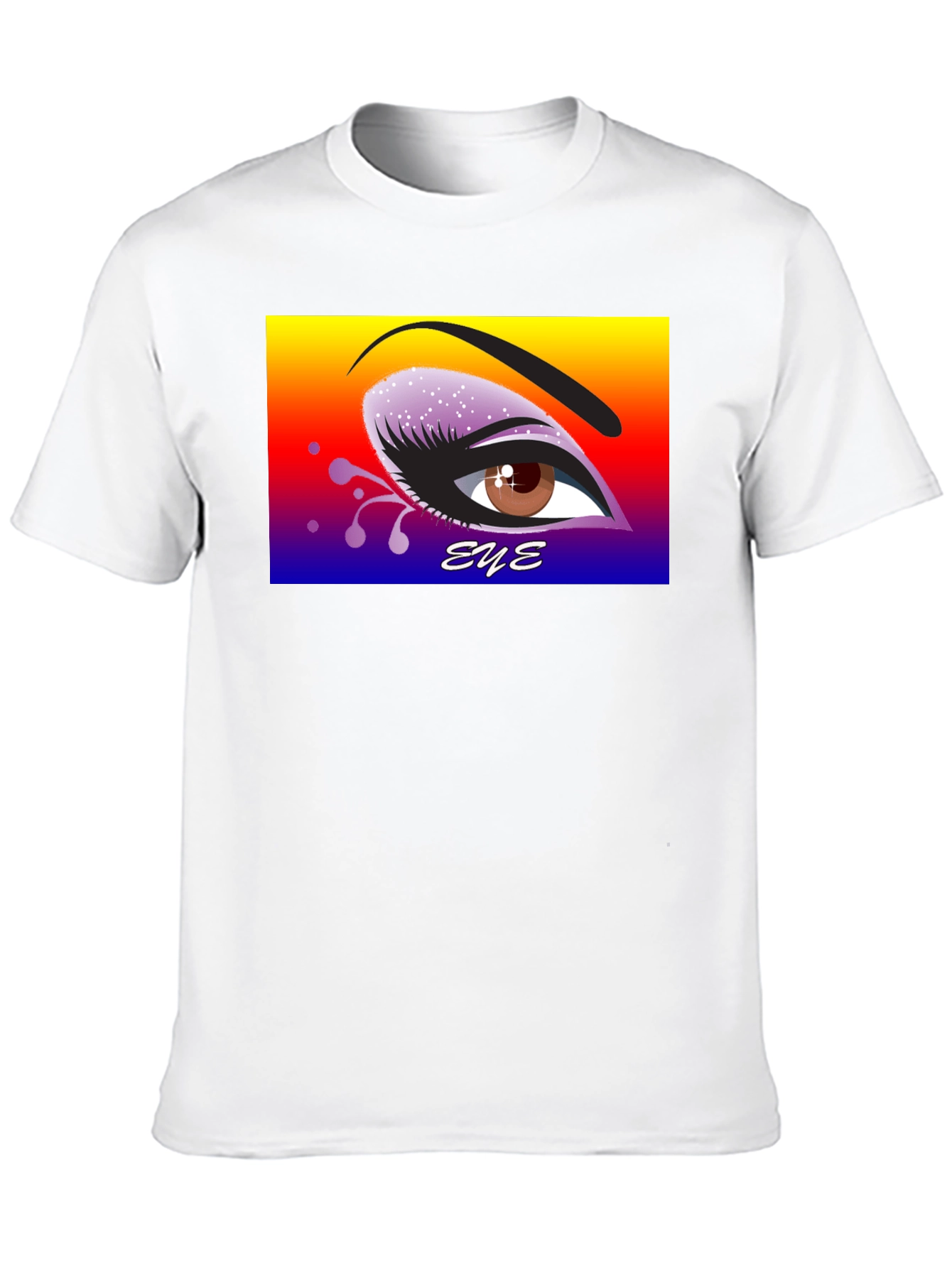 Eye Graphic Black T-Shirt - Expressive Art Tee
