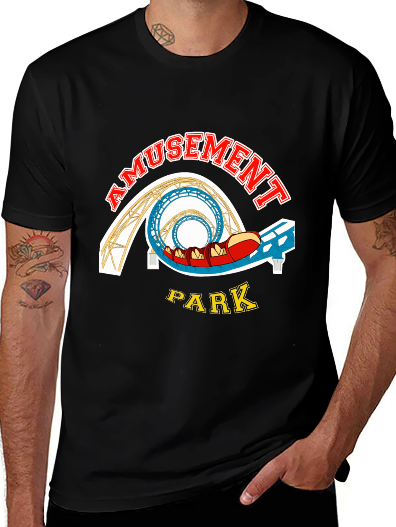 Amusement Park T-Shirt - Fun & Stylish
