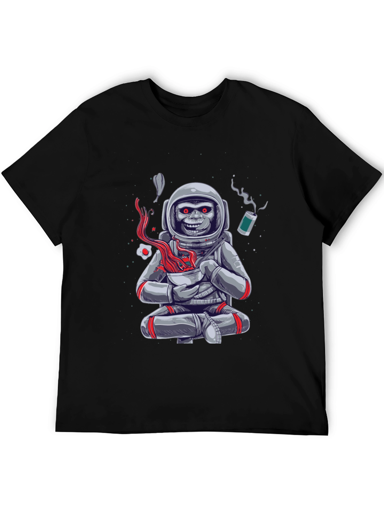Astronaut Monkey Ramen T-Shirt