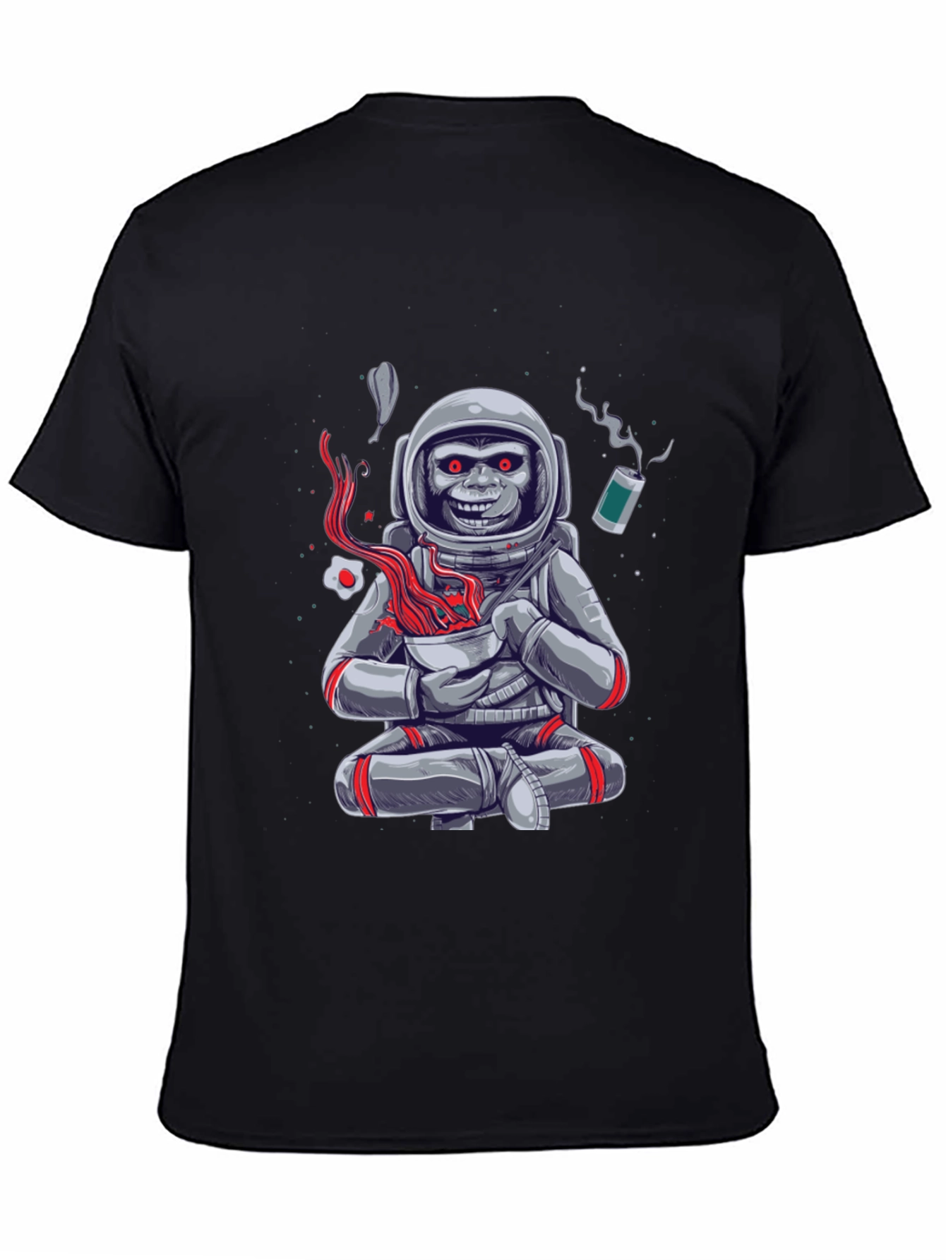 Astronaut Monkey Ramen T-Shirt