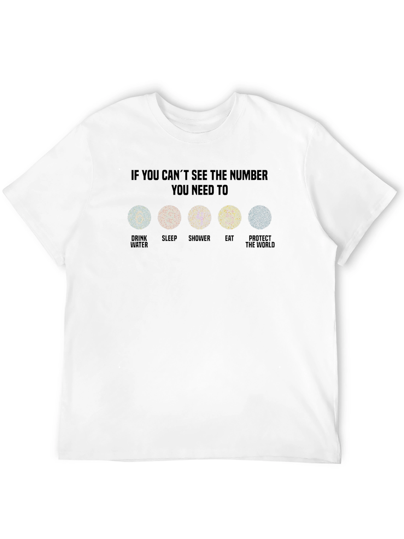 If You Cant See The Number T-Shirt