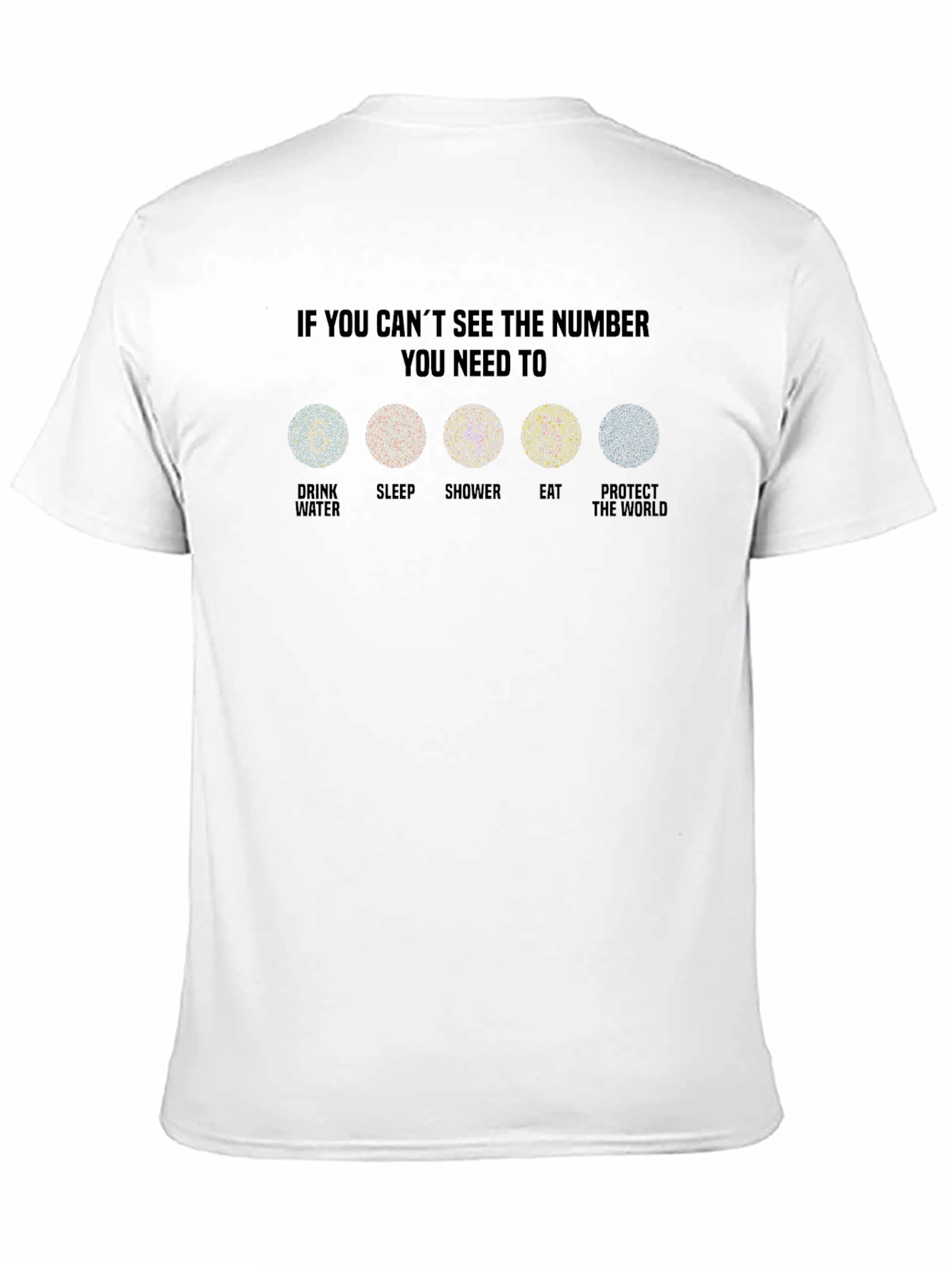 If You Cant See The Number T-Shirt