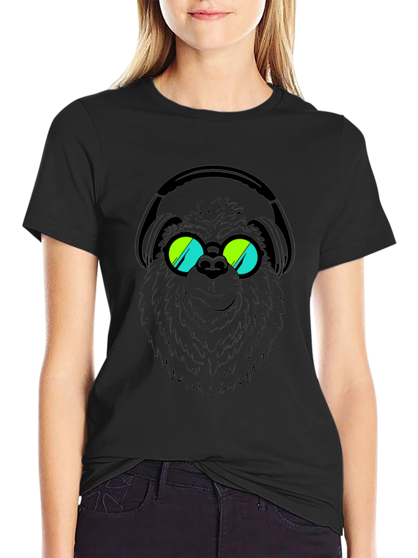 DJ Bear Graphic Tee - Cool & Comfy!