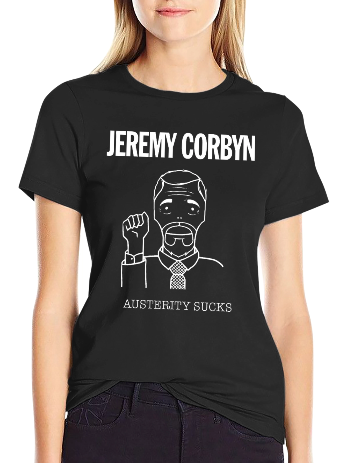 Jeremy Corbyn Austerity Sucks Graphic Tee