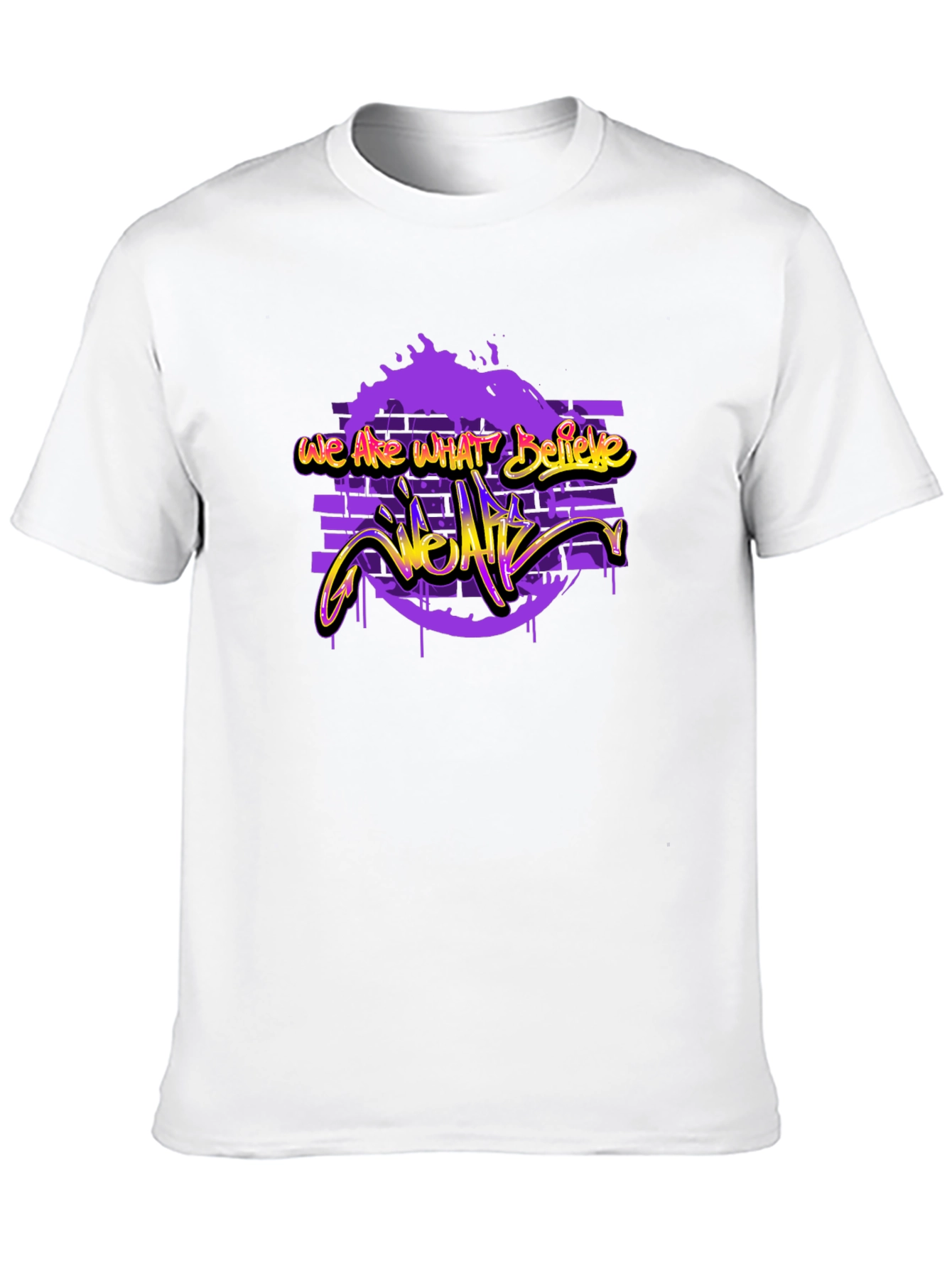 Urban Style Graphic T-Shirt: We Are What We Are