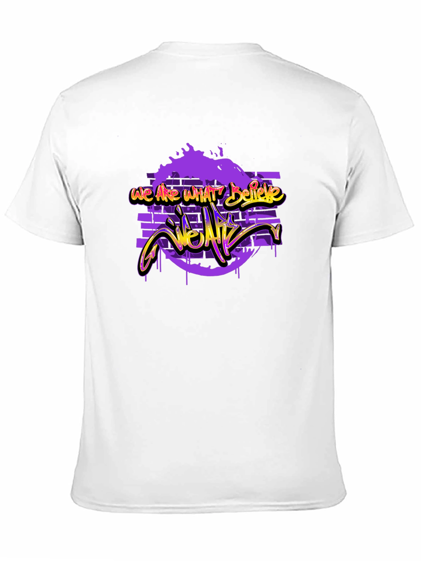 Urban Style Graphic T-Shirt: We Are What We Are