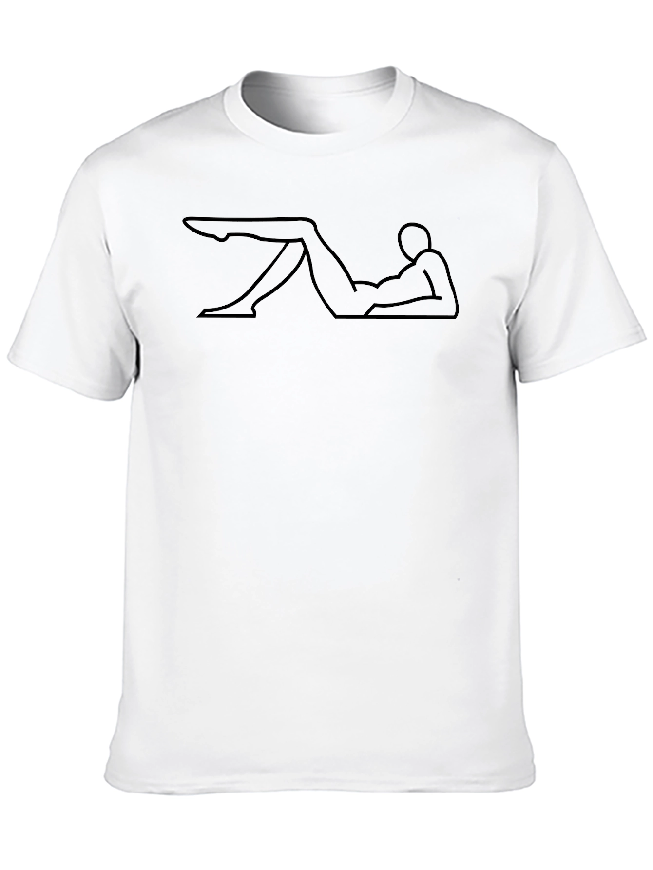 Reclining Silhouette Graphic Tee - Relaxed Fit