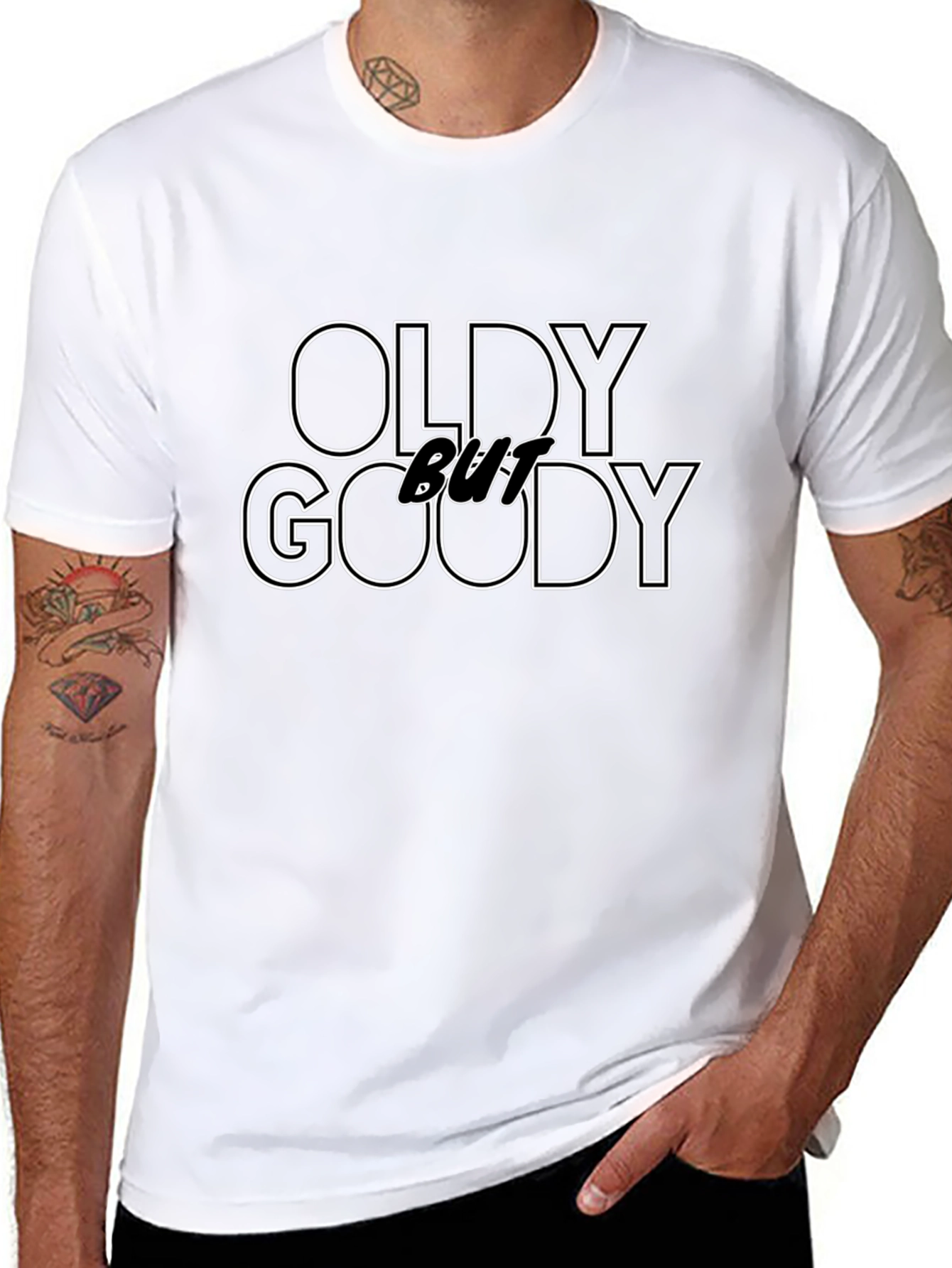 Oldy But Goody Black Graphic Tee