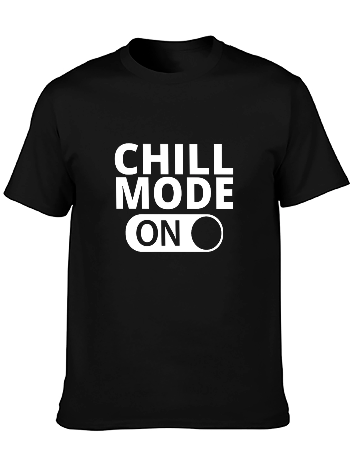 Chill Mode On Graphic Tee - Relaxed Style