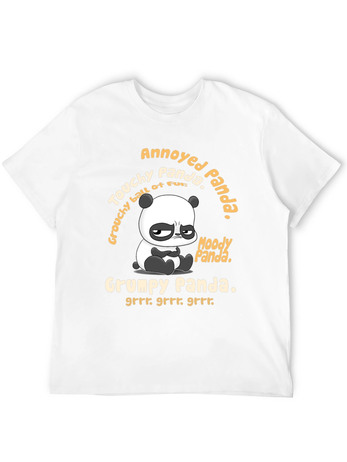 Grumpy Panda Graphic T-Shirt - Annoyed Panda Tee