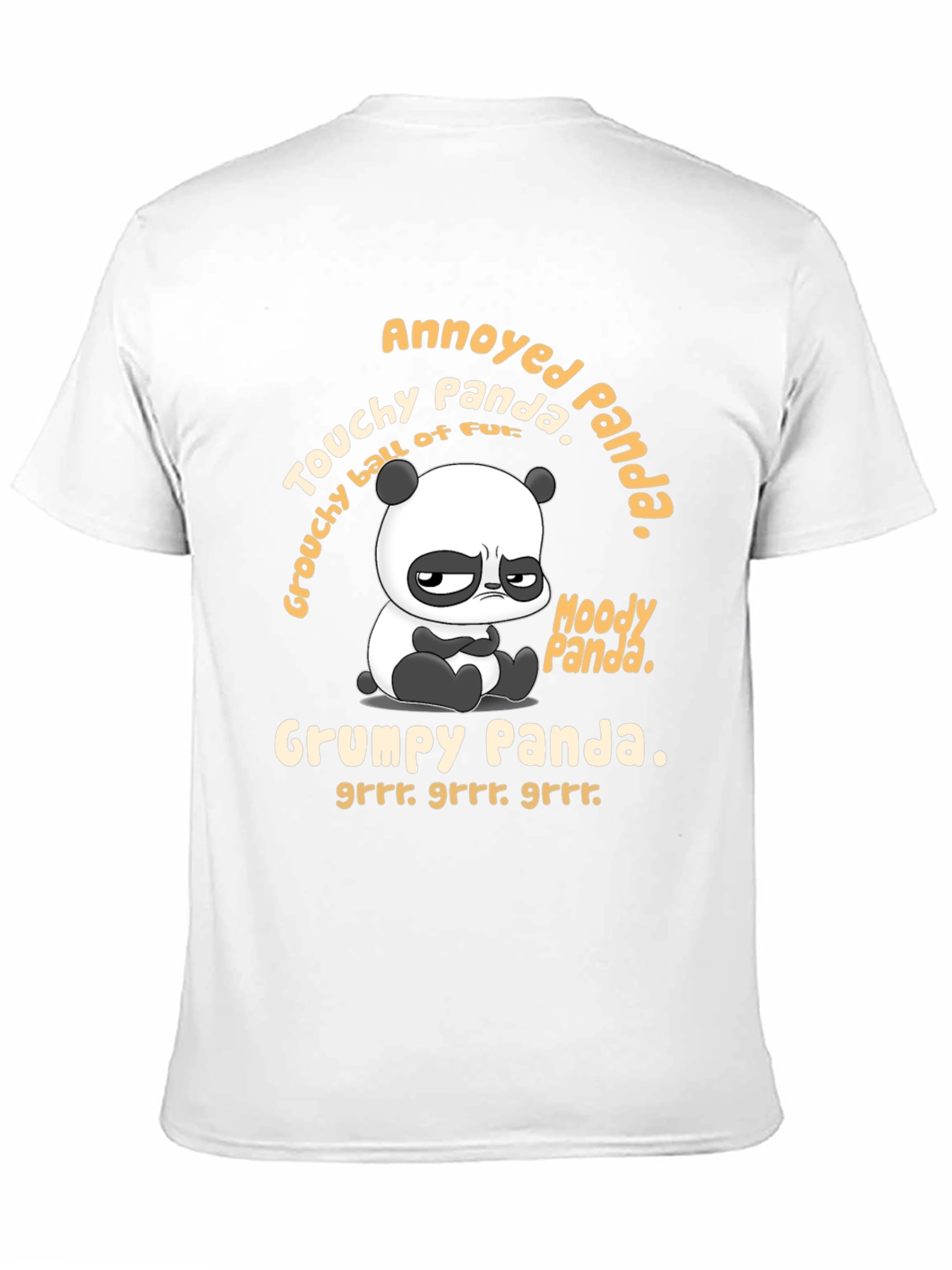 Grumpy Panda Graphic T-Shirt - Annoyed Panda Tee